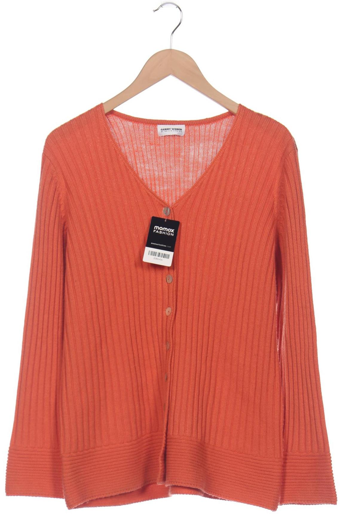 

Gerry Weber Damen Strickjacke, orange, Gr. 44