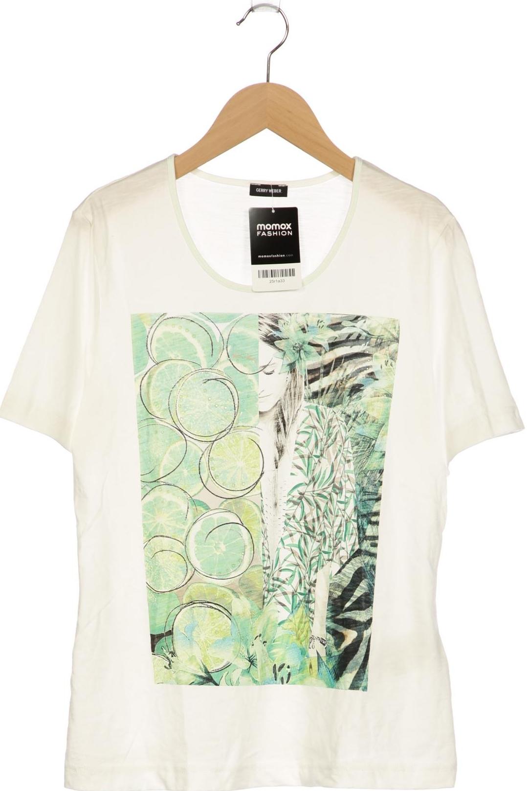 

Gerry Weber Damen T-Shirt, weiß, Gr. 38