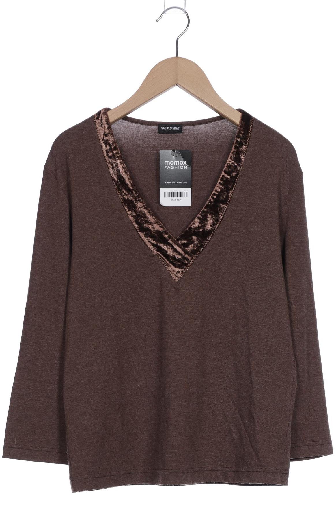 

Gerry Weber Damen Langarmshirt, braun, Gr. 38