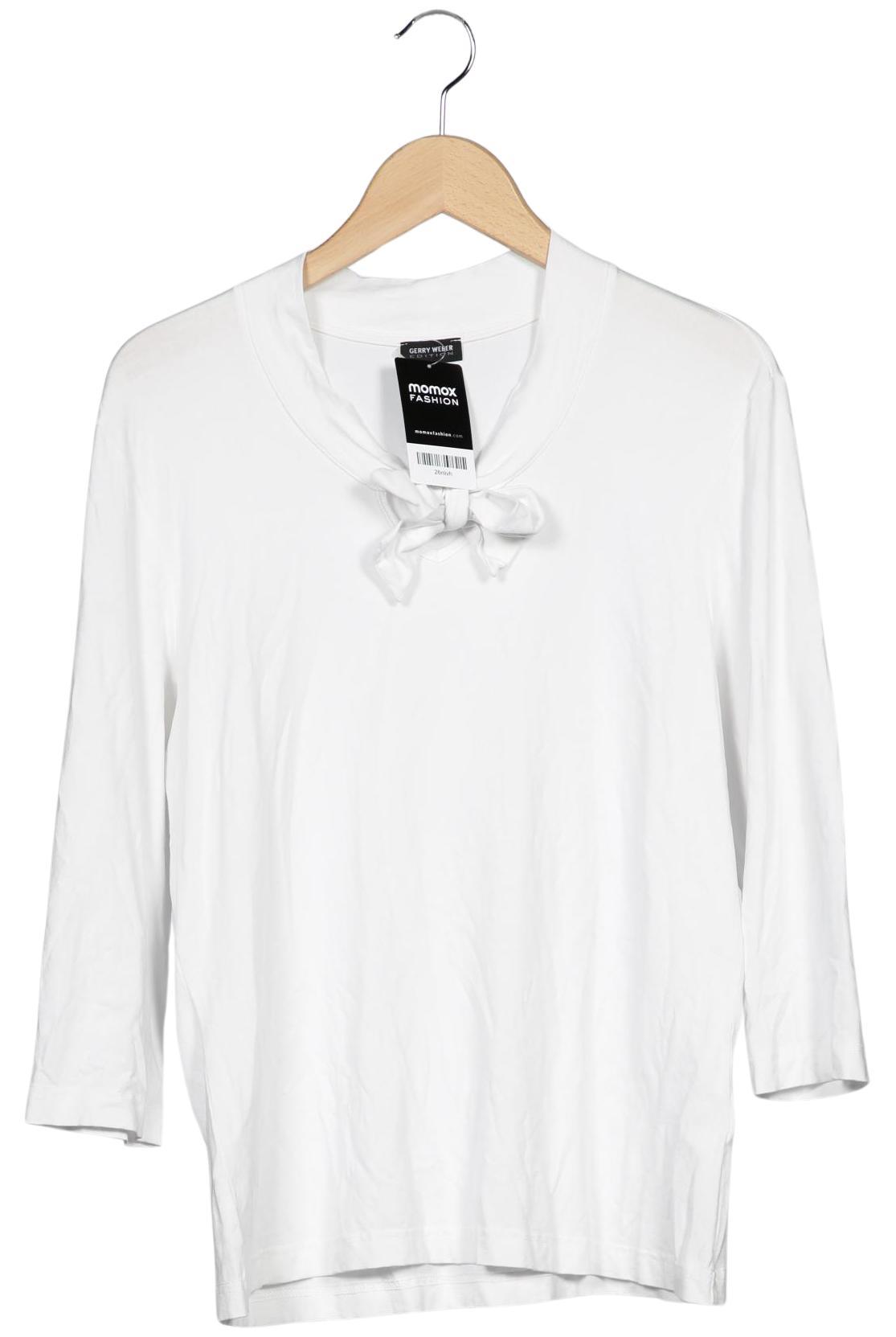 

Gerry Weber Damen Langarmshirt, weiß, Gr. 42