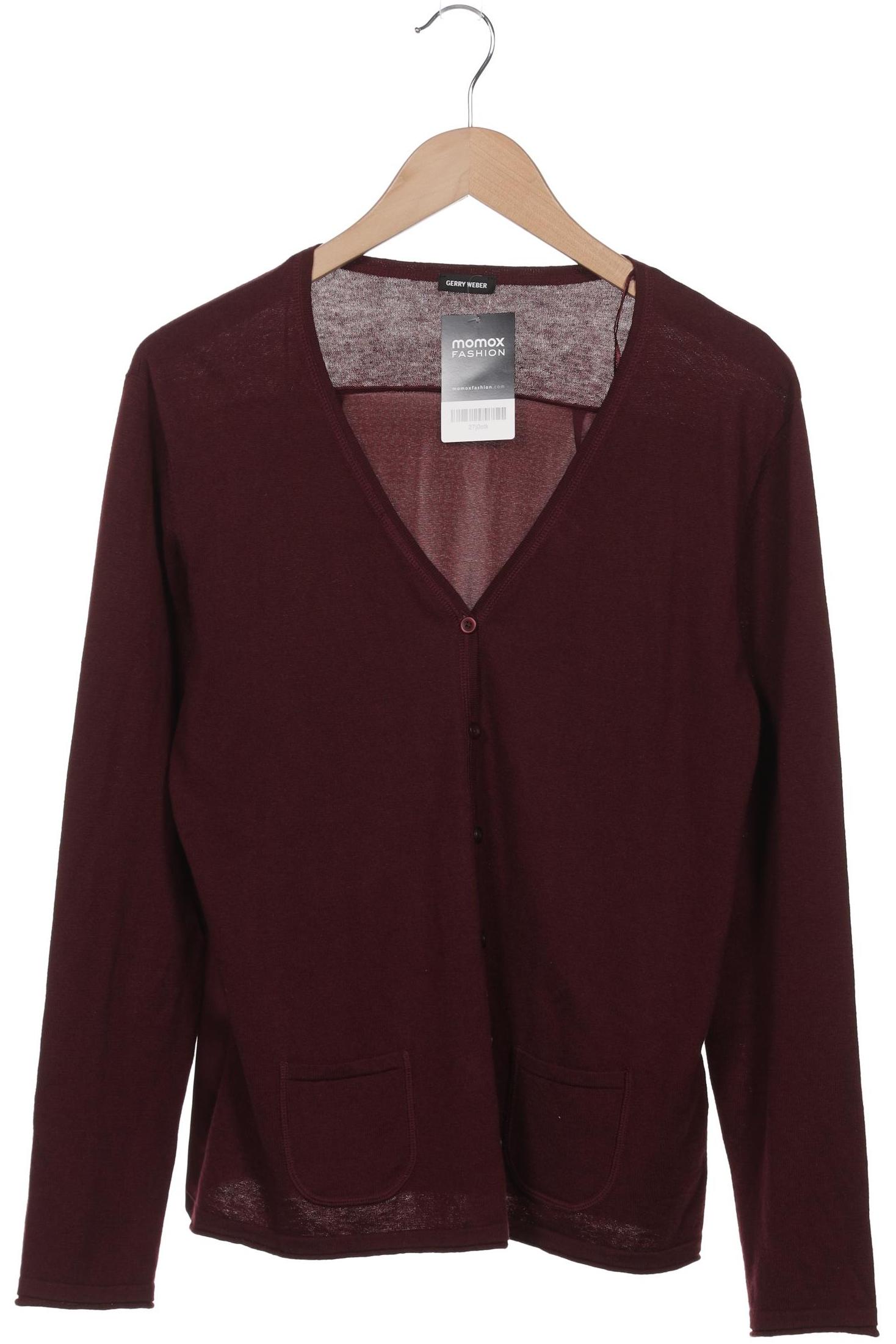 

Gerry Weber Damen Strickjacke, bordeaux, Gr. 42