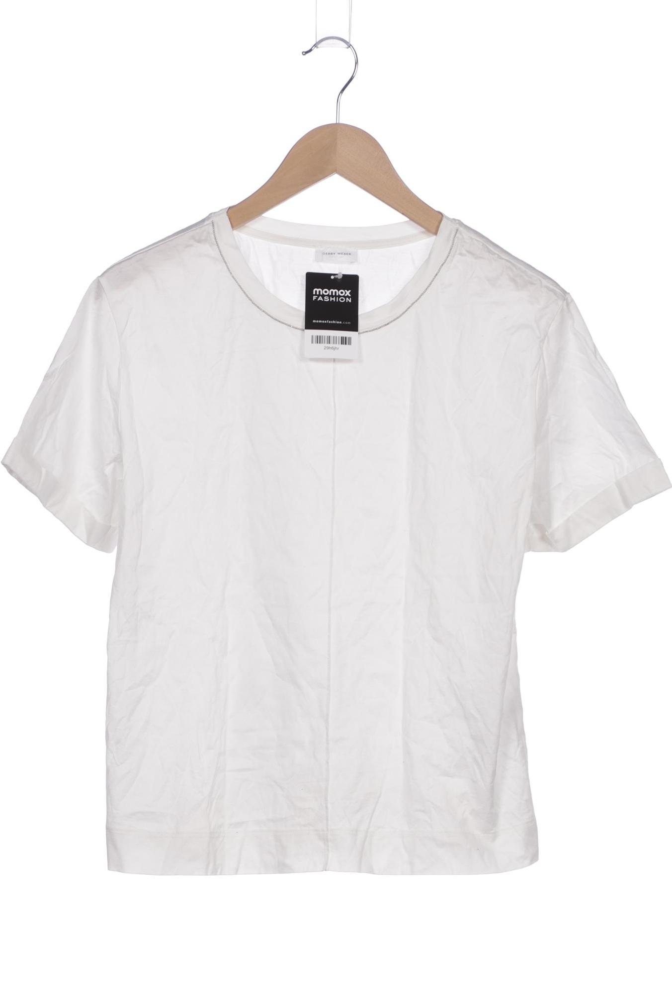 

Gerry Weber Damen T-Shirt, cremeweiß, Gr. 42