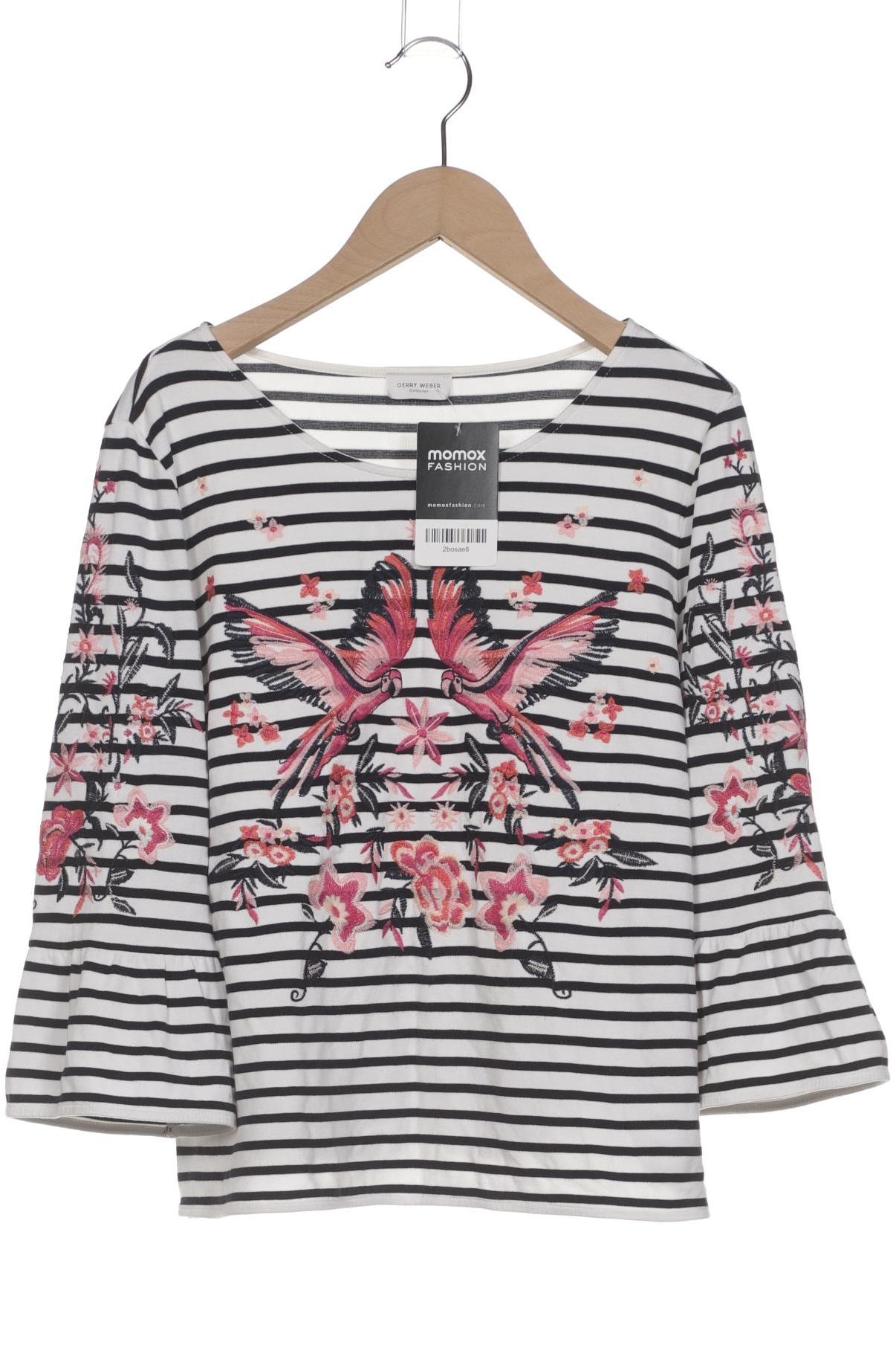 

Gerry Weber Damen Langarmshirt, weiß, Gr. 38
