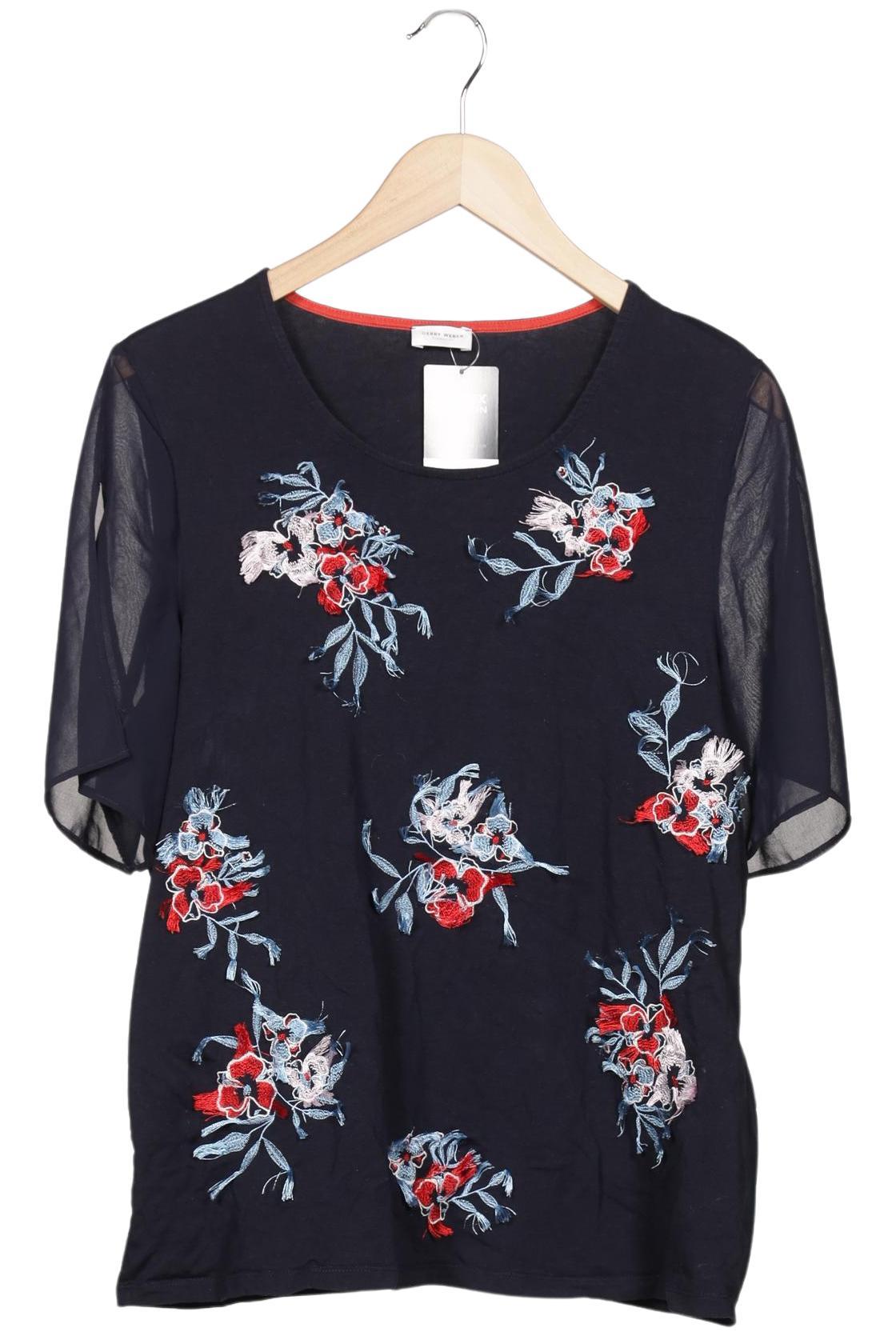 

Gerry Weber Damen T-Shirt, marineblau, Gr. 46