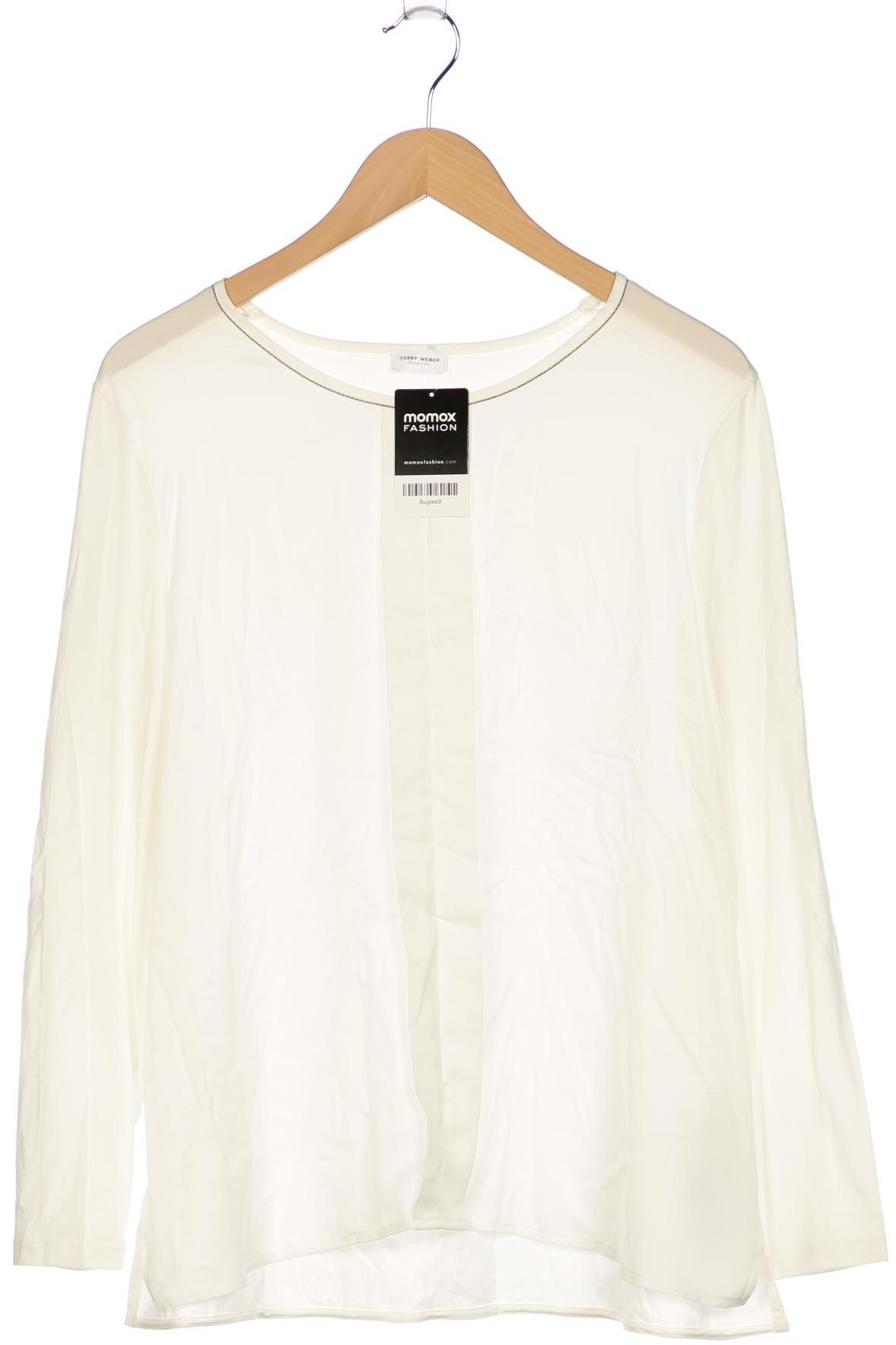 

Gerry Weber Damen Langarmshirt, weiß, Gr. 46