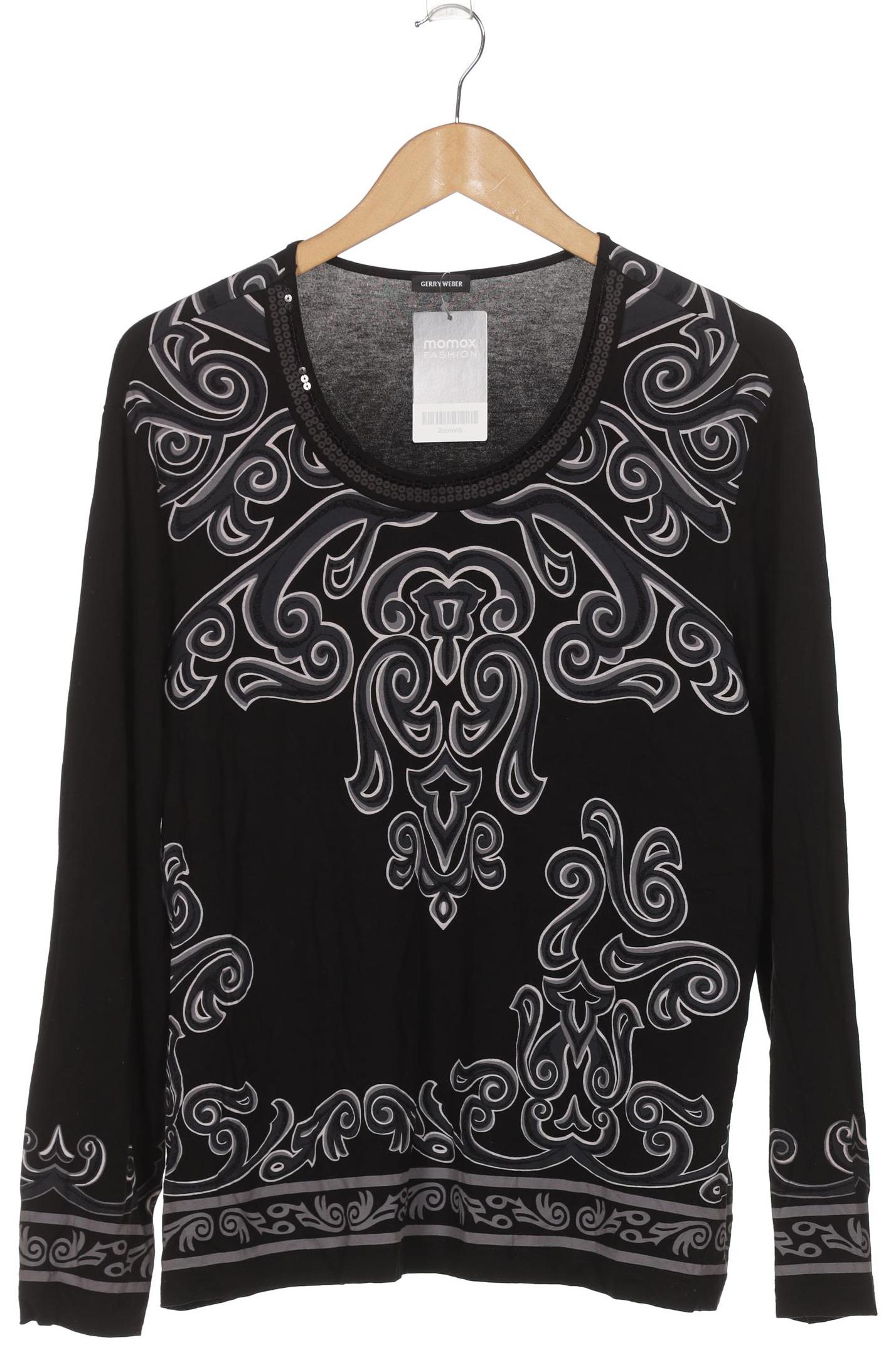 

Gerry Weber Damen Langarmshirt, schwarz, Gr. 44