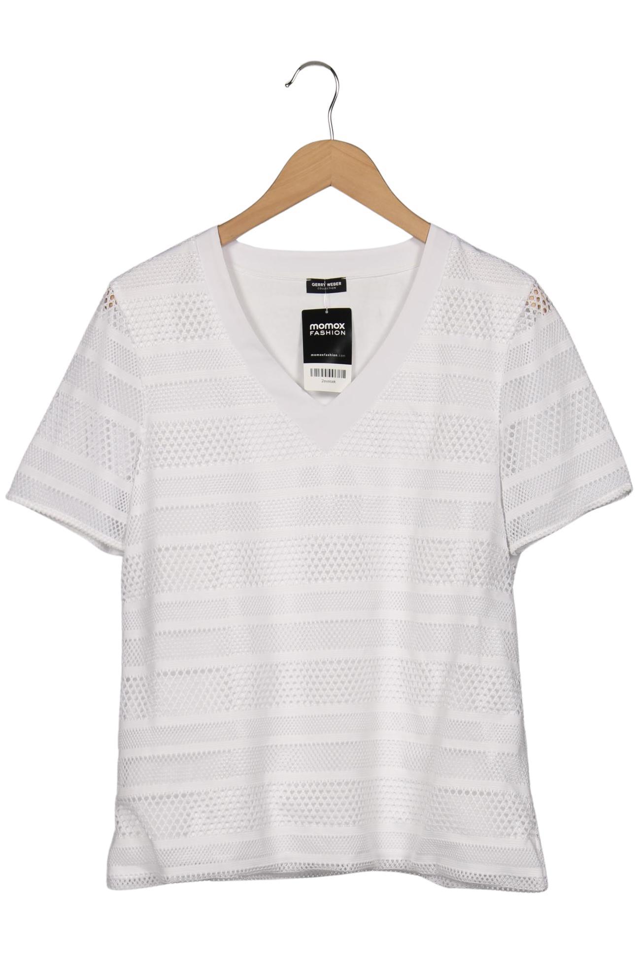 

Gerry Weber Damen T-Shirt, weiß, Gr. 42