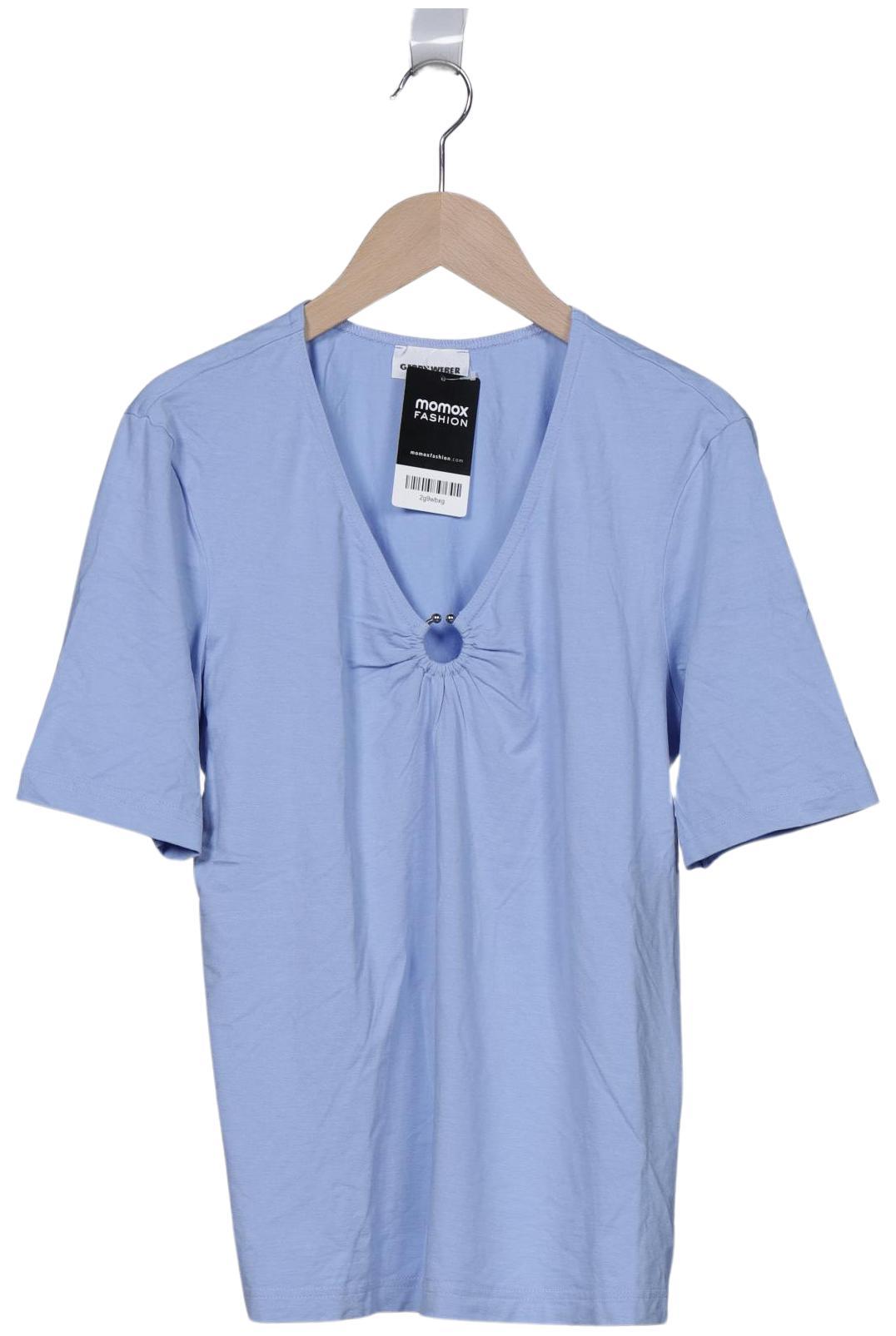 

Gerry Weber Damen T-Shirt, hellblau, Gr. 42