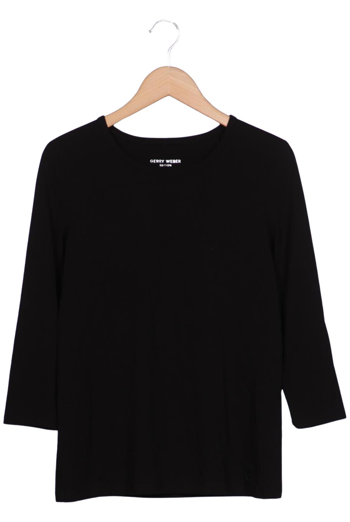 

Gerry Weber Damen Langarmshirt, schwarz, Gr. 38