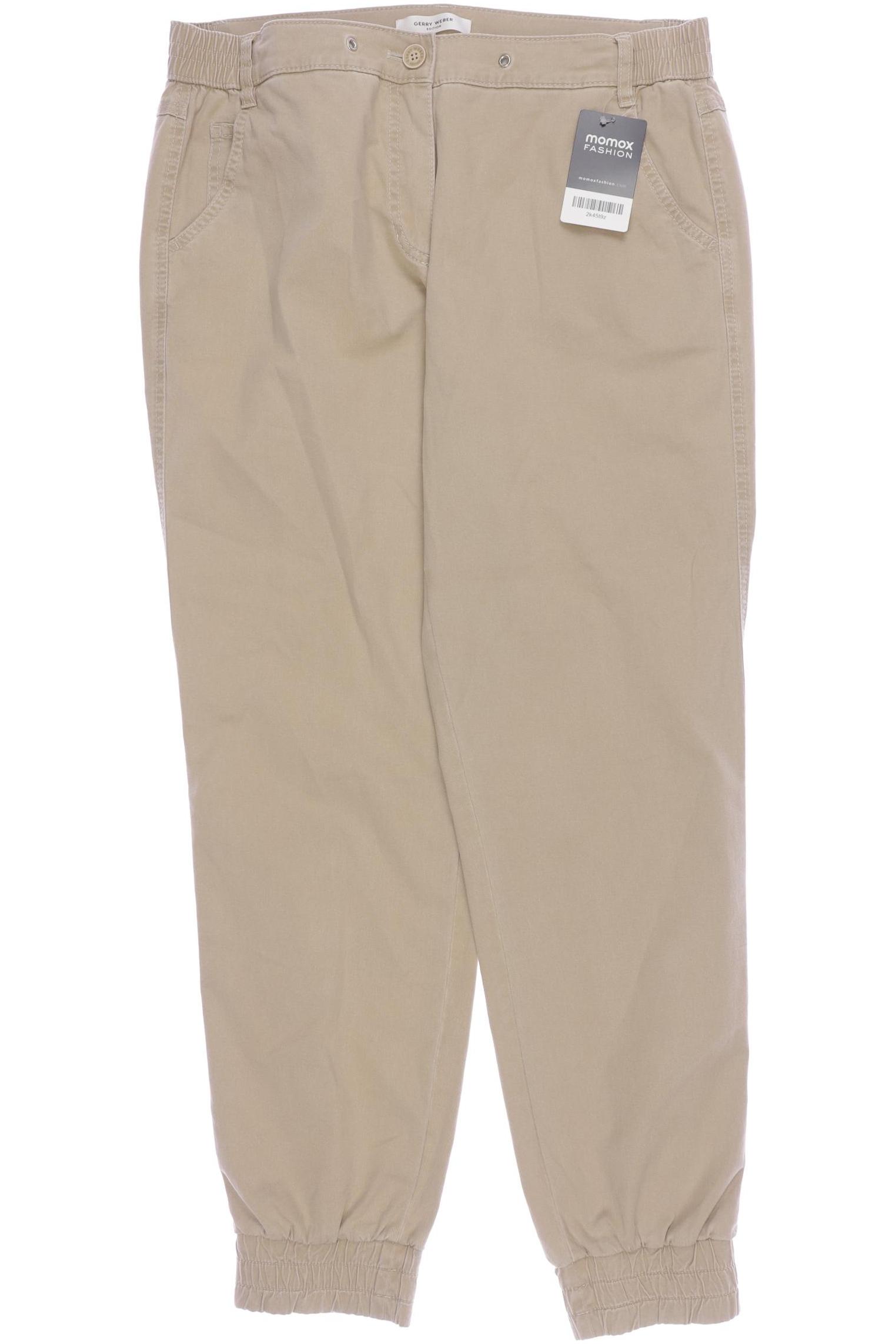 

Gerry Weber Damen Stoffhose, beige, Gr. 40