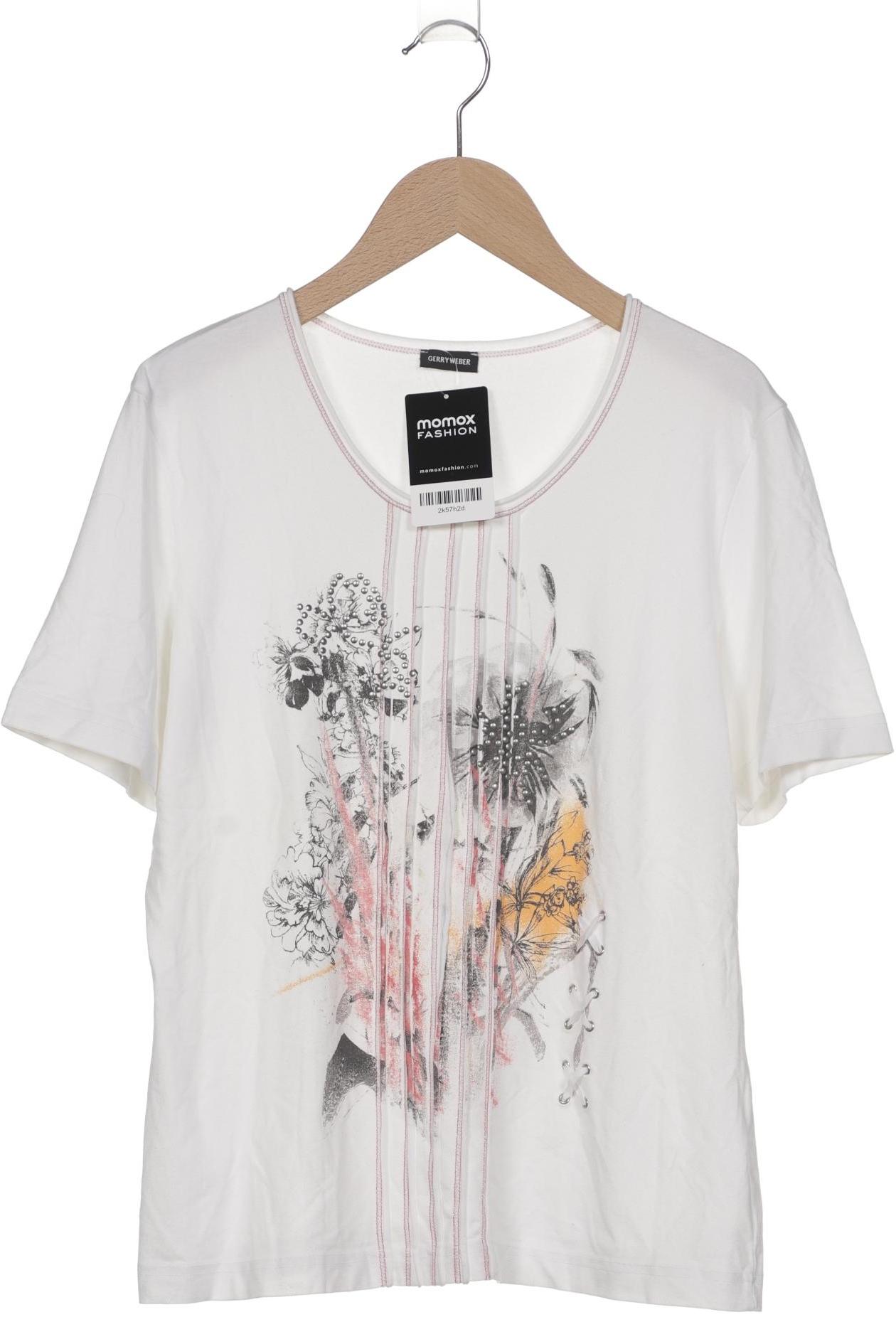 

Gerry Weber Damen T-Shirt, weiß, Gr. 42