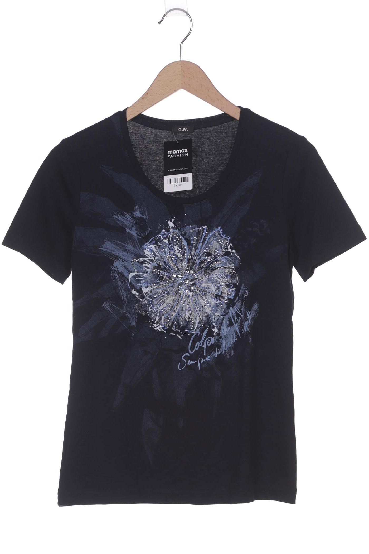 

Gerry Weber Damen T-Shirt, marineblau, Gr. 38