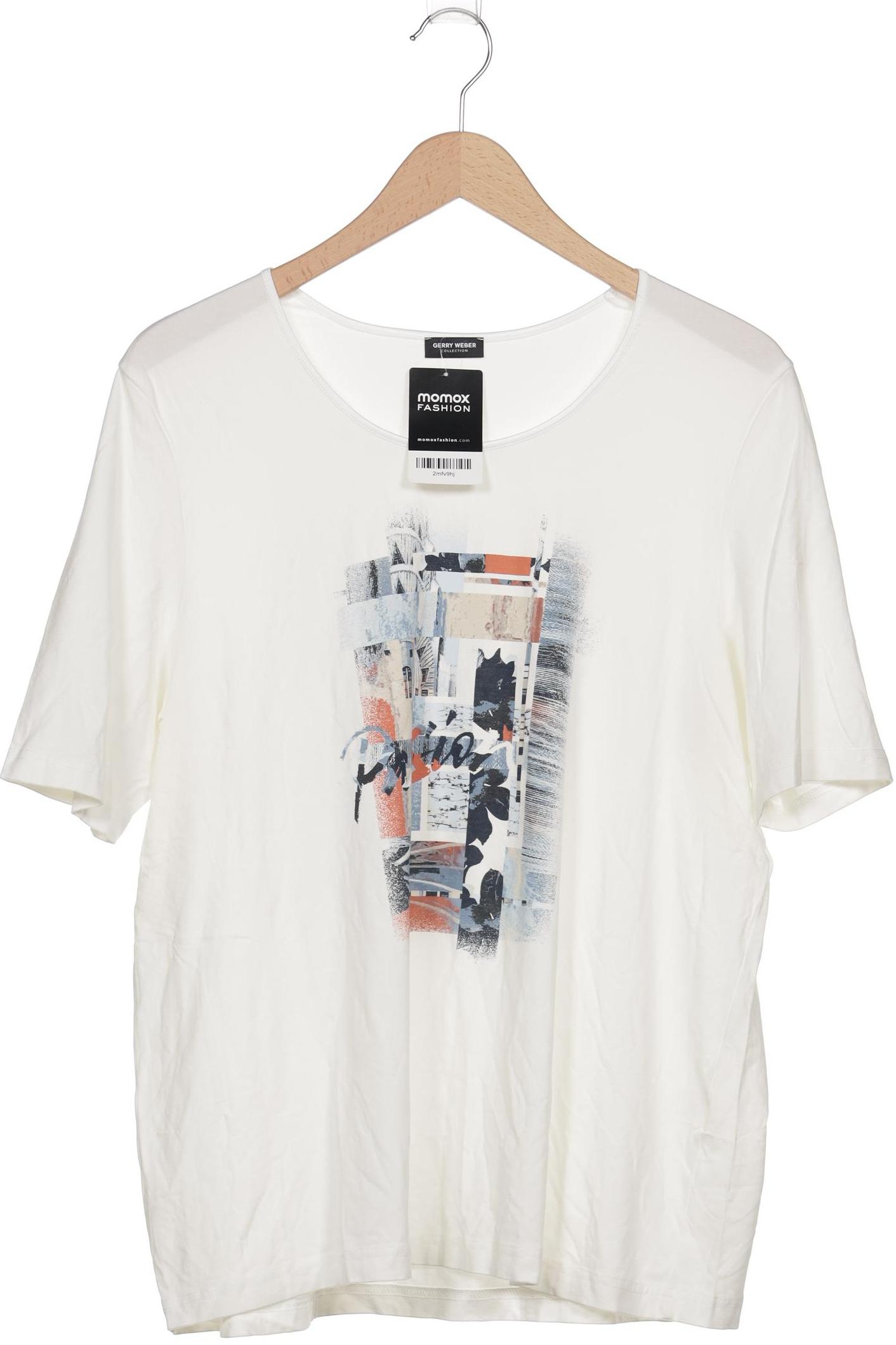 

Gerry Weber Damen T-Shirt, cremeweiß, Gr. 46