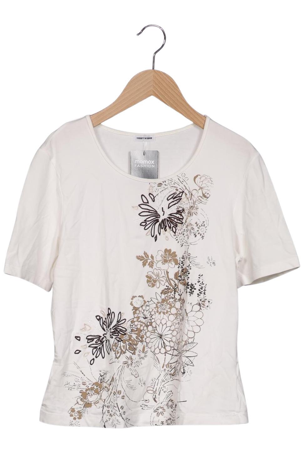 

Gerry Weber Damen T-Shirt, cremeweiß, Gr. 38