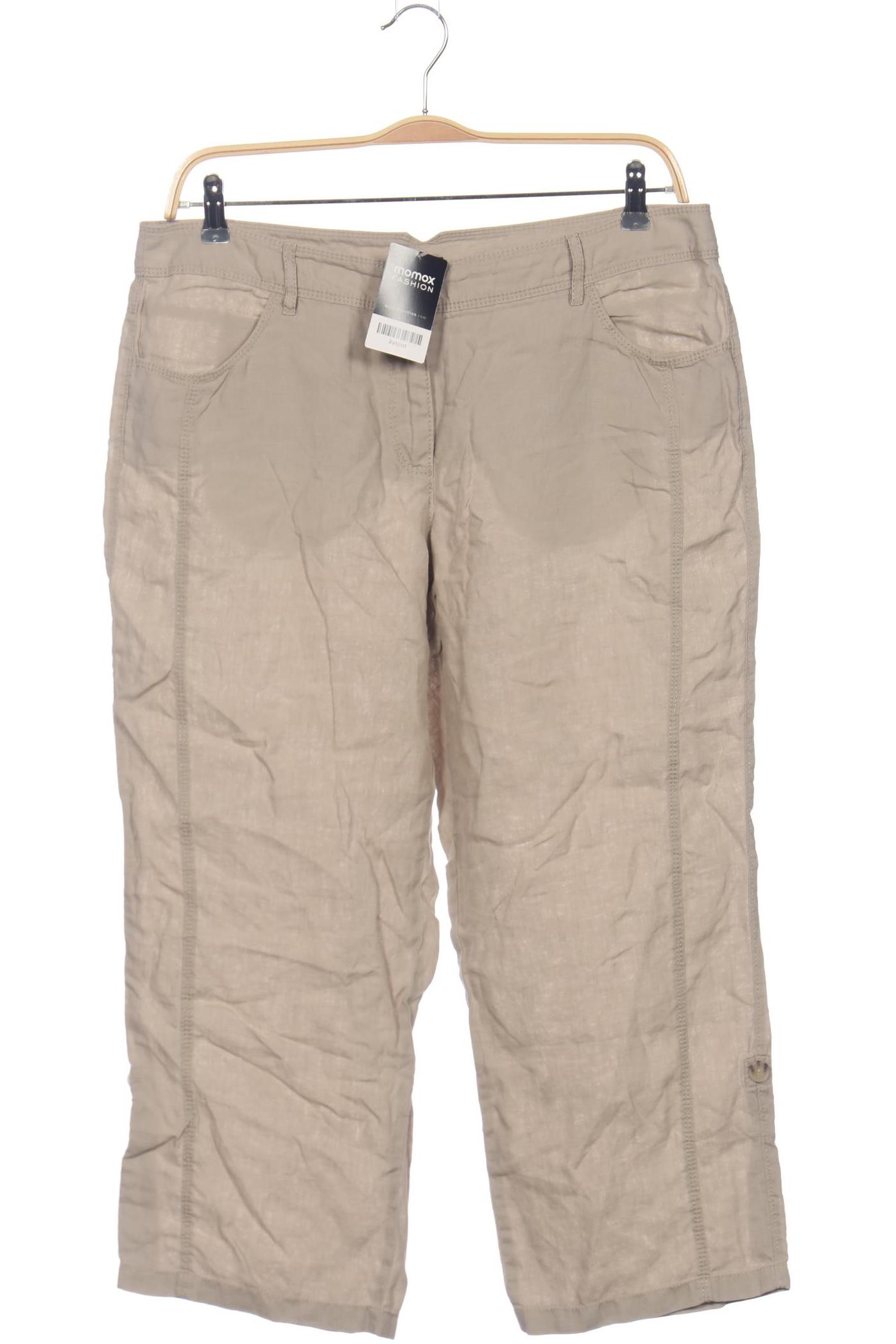 

Gerry Weber Damen Stoffhose, beige, Gr. 44