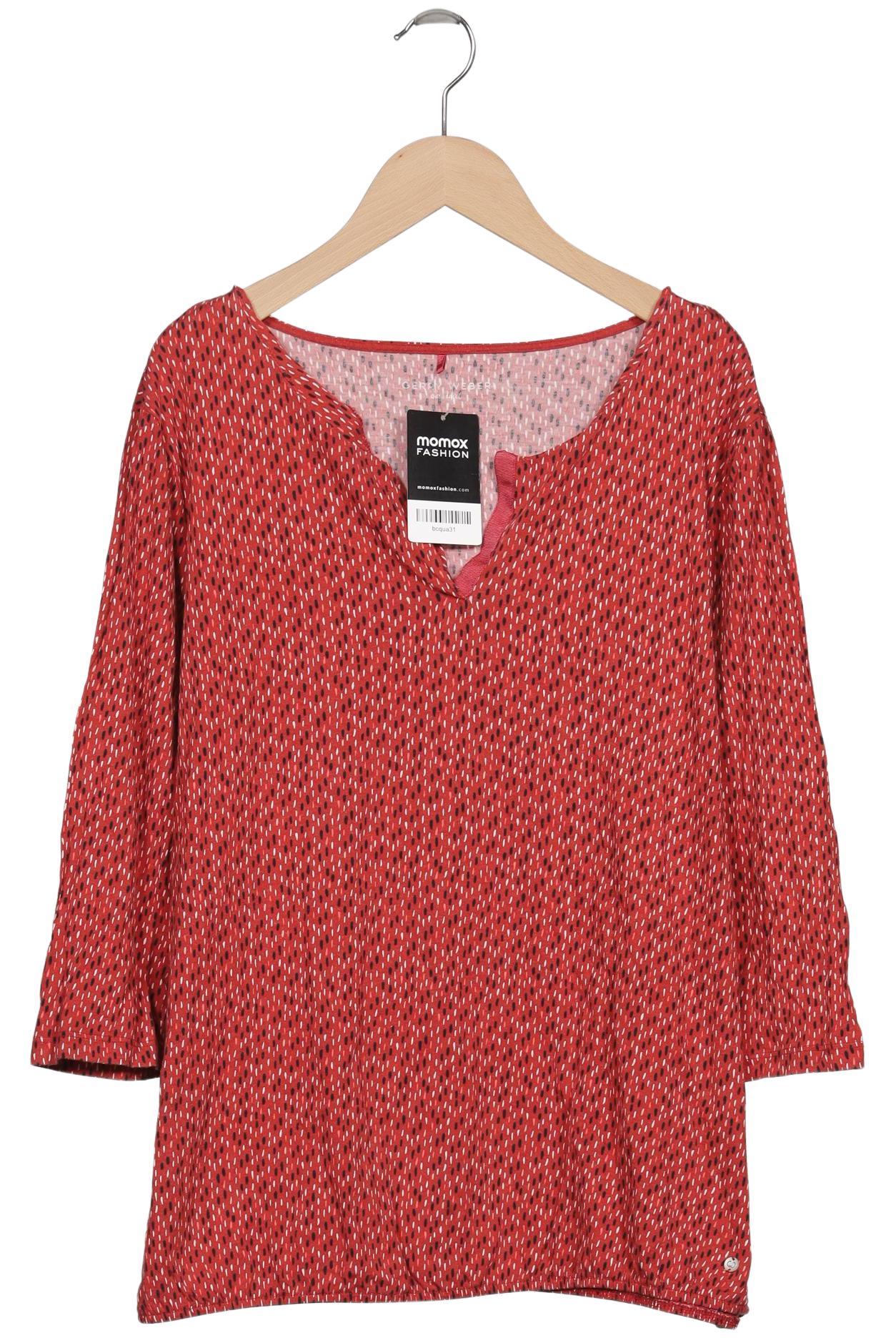 

Gerry Weber Damen Langarmshirt, rot, Gr. 44