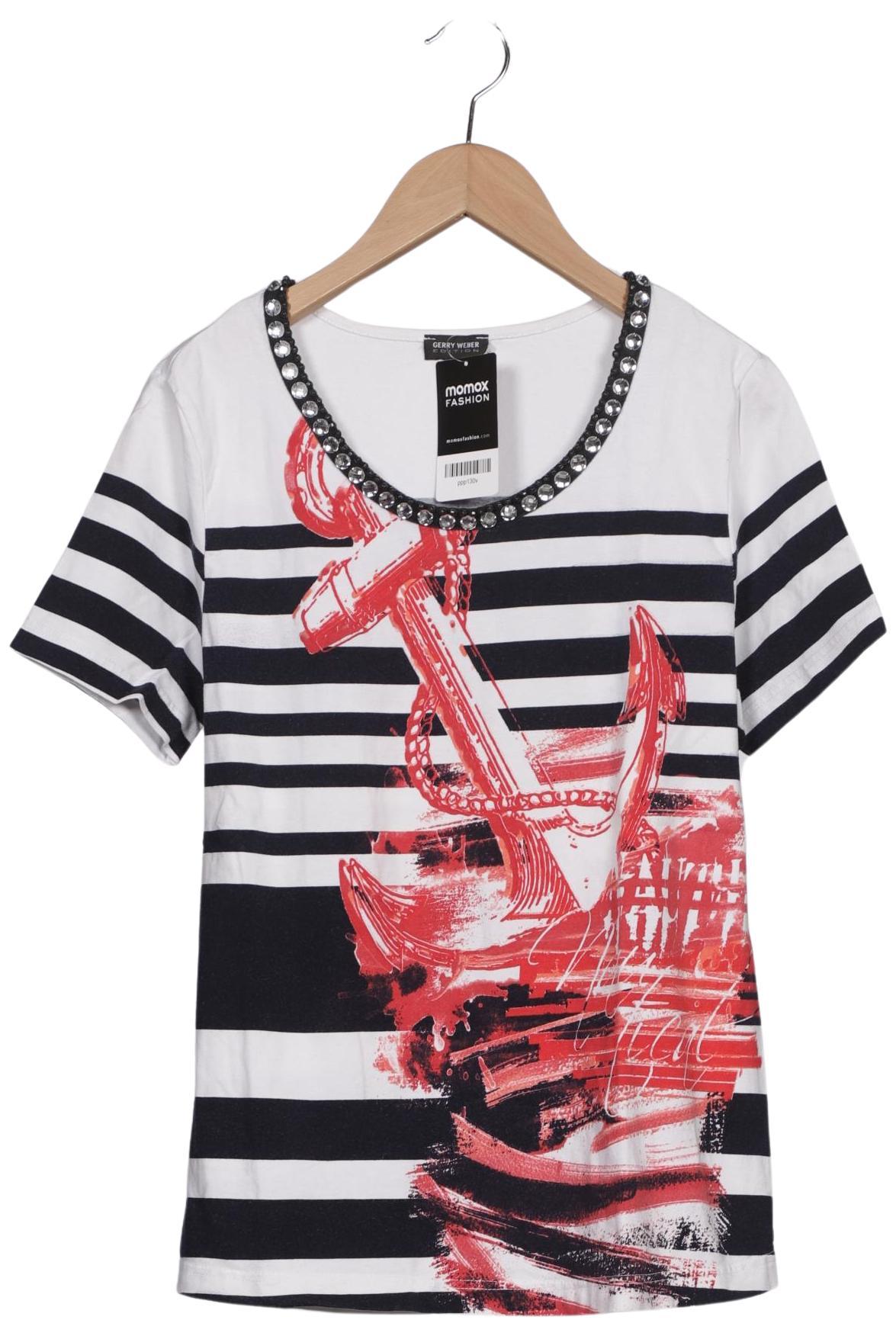 

Gerry Weber Damen T-Shirt, marineblau, Gr. 42