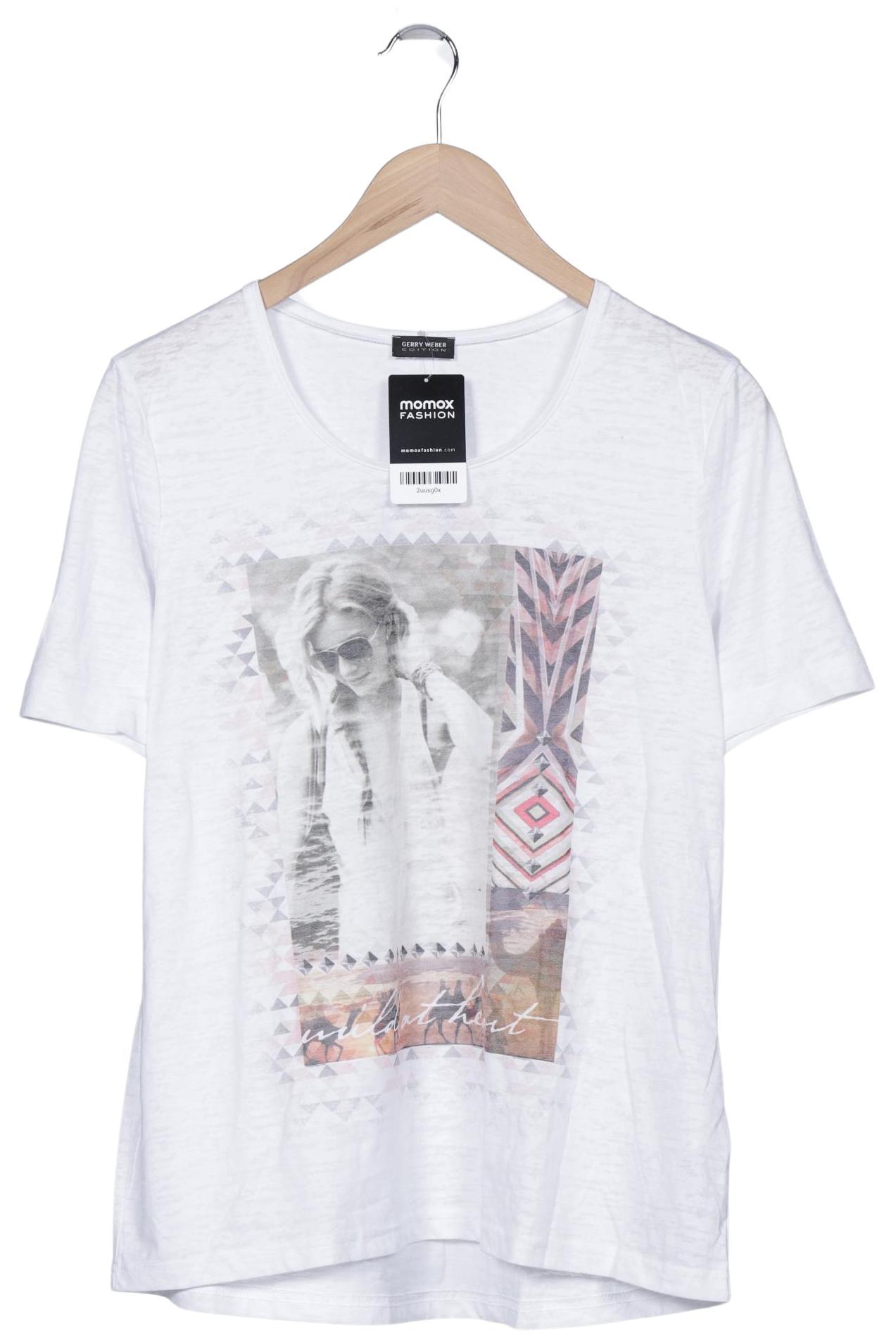 

Gerry Weber Damen T-Shirt, weiß, Gr. 42