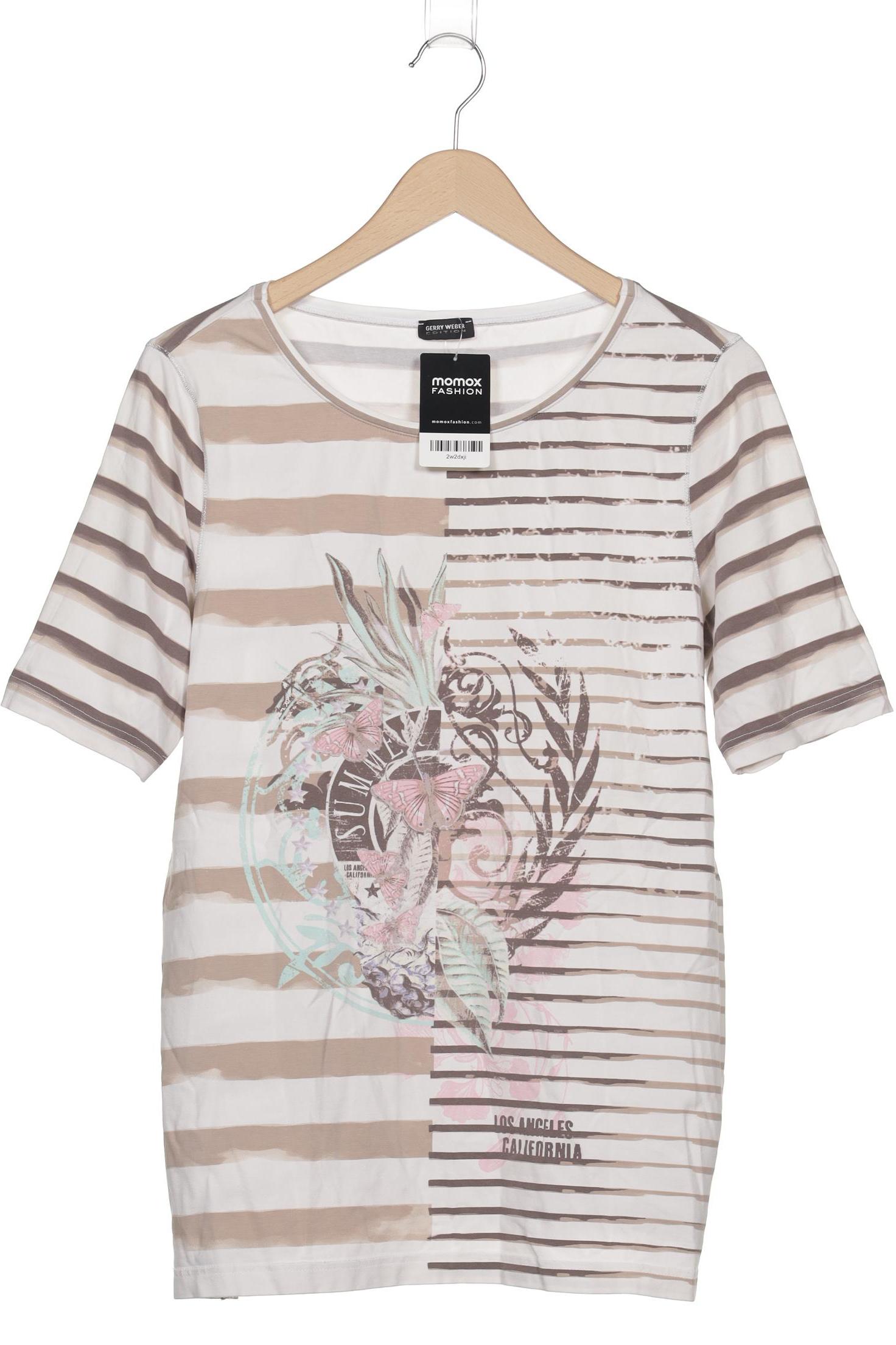 

Gerry Weber Damen T-Shirt, cremeweiß, Gr. 46