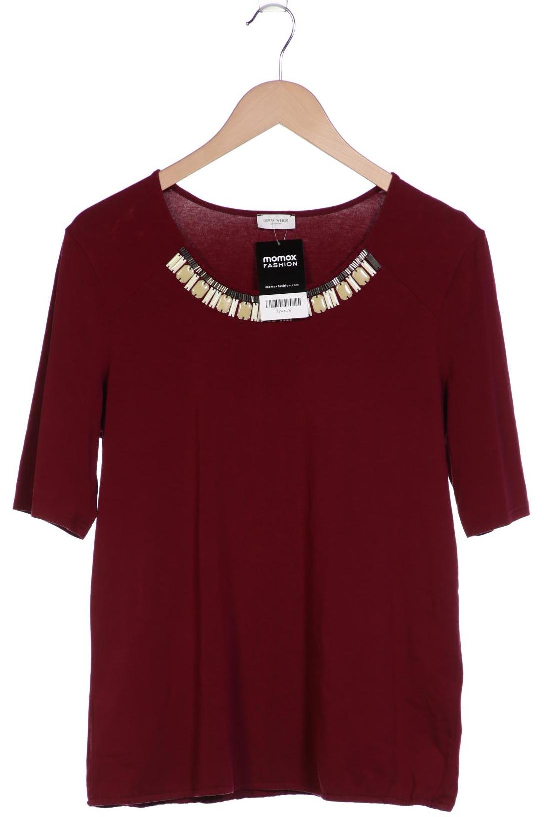 

Gerry Weber Damen T-Shirt, bordeaux, Gr. 40
