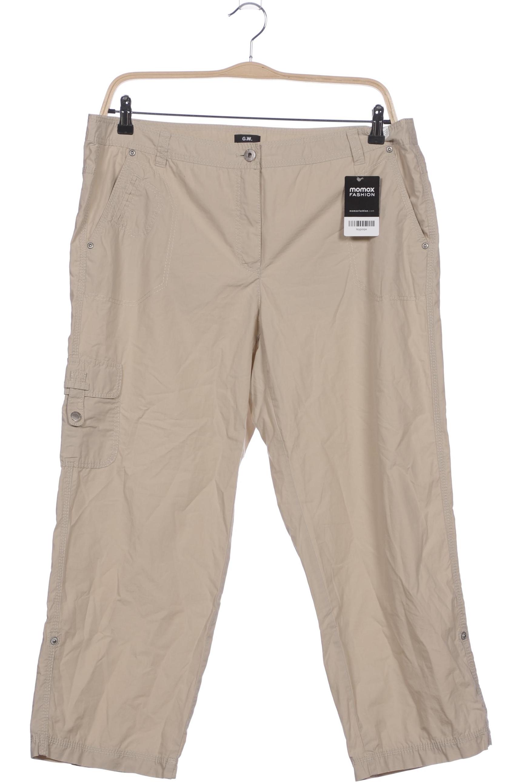 

Gerry Weber Damen Stoffhose, beige, Gr. 46