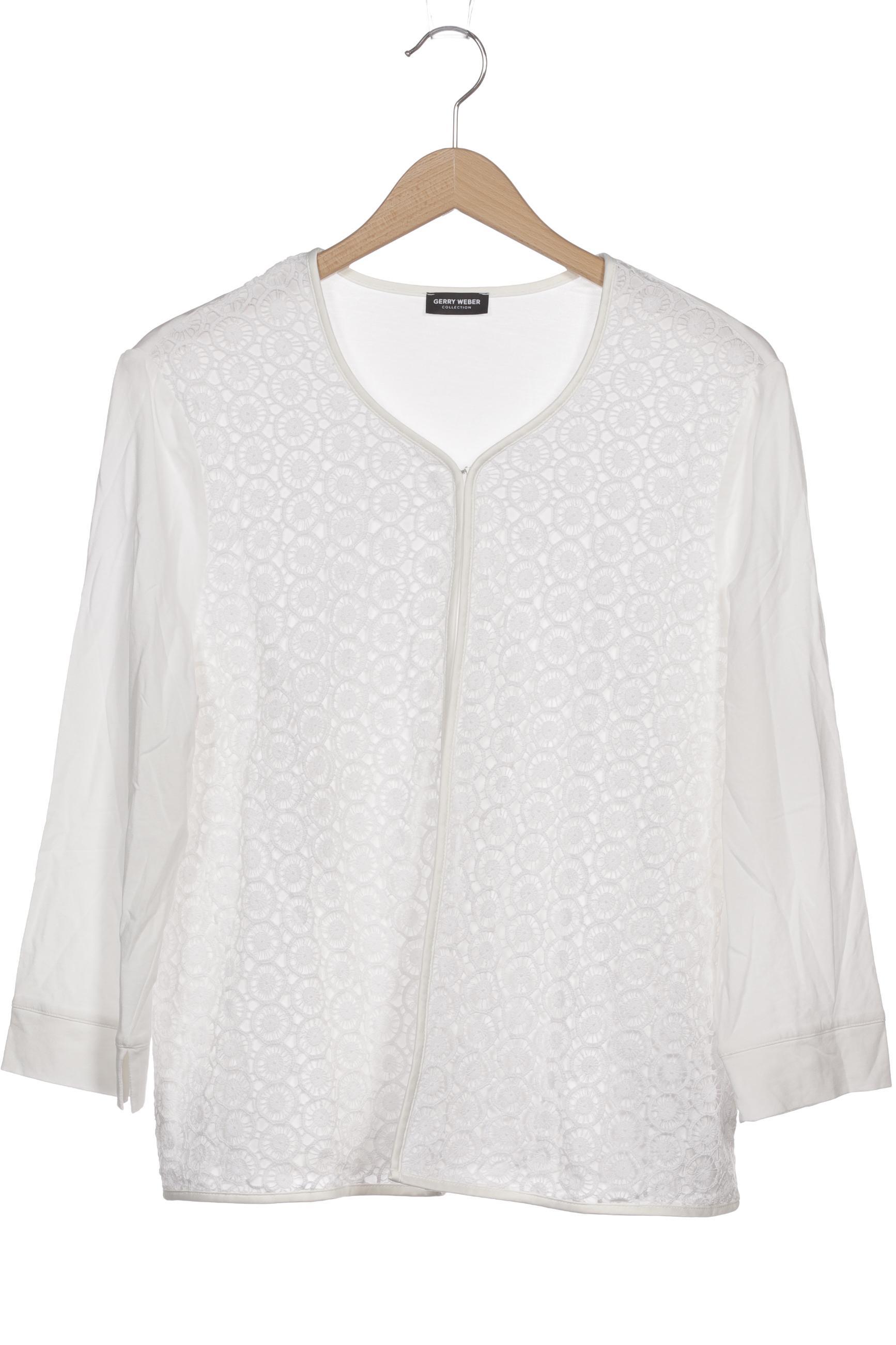 

Gerry Weber Damen Strickjacke, weiß, Gr. 42
