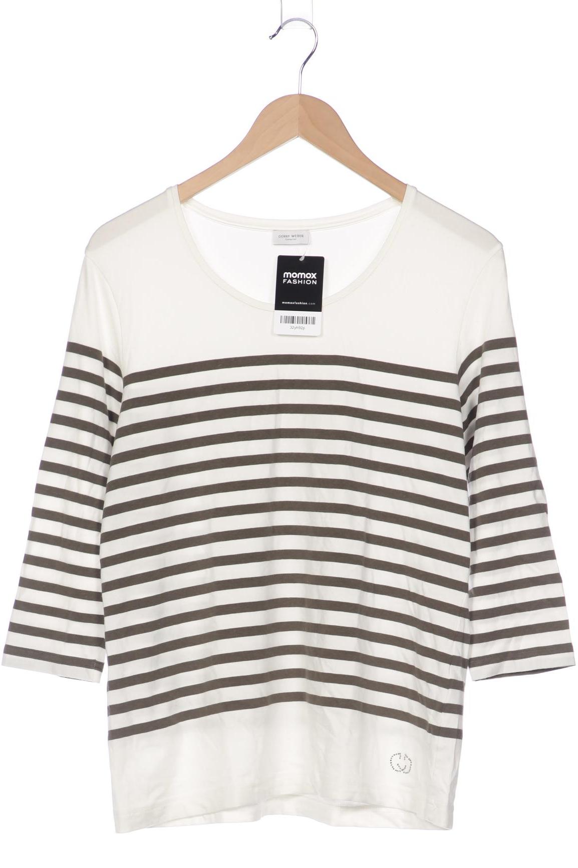 

Gerry Weber Damen Langarmshirt, weiß, Gr. 42