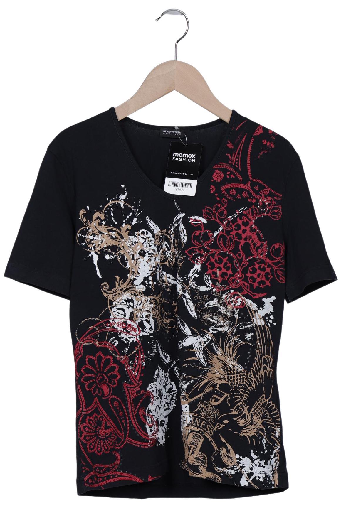 

Gerry Weber Damen T-Shirt, schwarz, Gr. 38