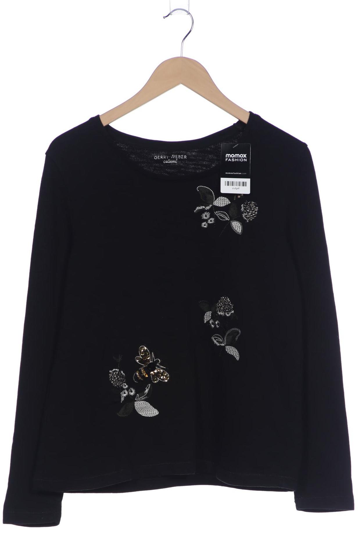 

Gerry Weber Damen Sweatshirt, schwarz, Gr. 40