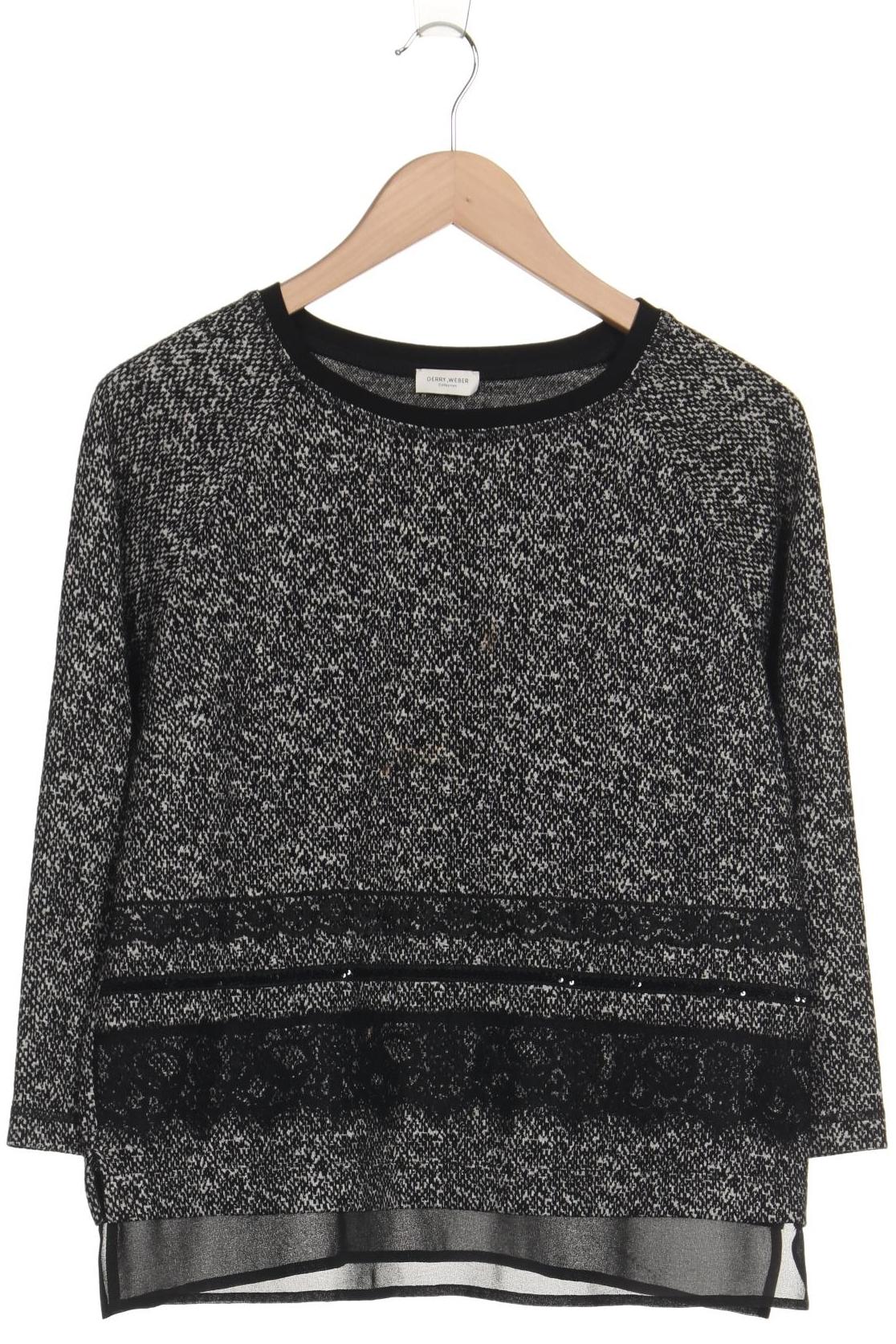 

Gerry Weber Damen Sweatshirt, schwarz, Gr. 38