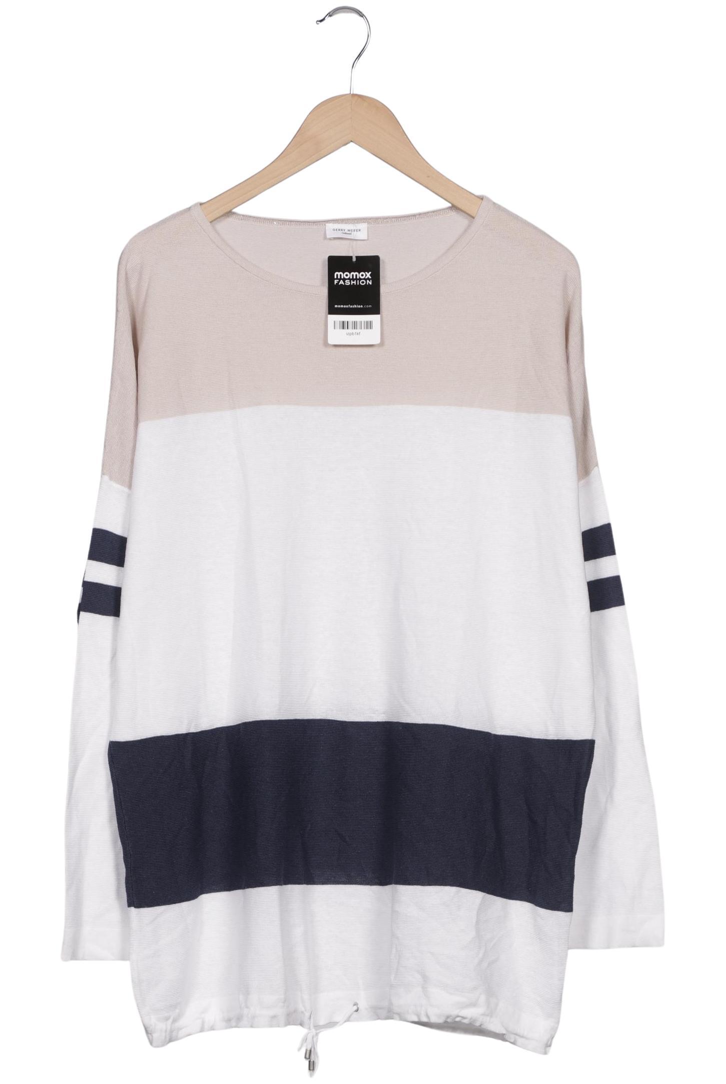 

Gerry Weber Damen Langarmshirt, weiß, Gr. 48