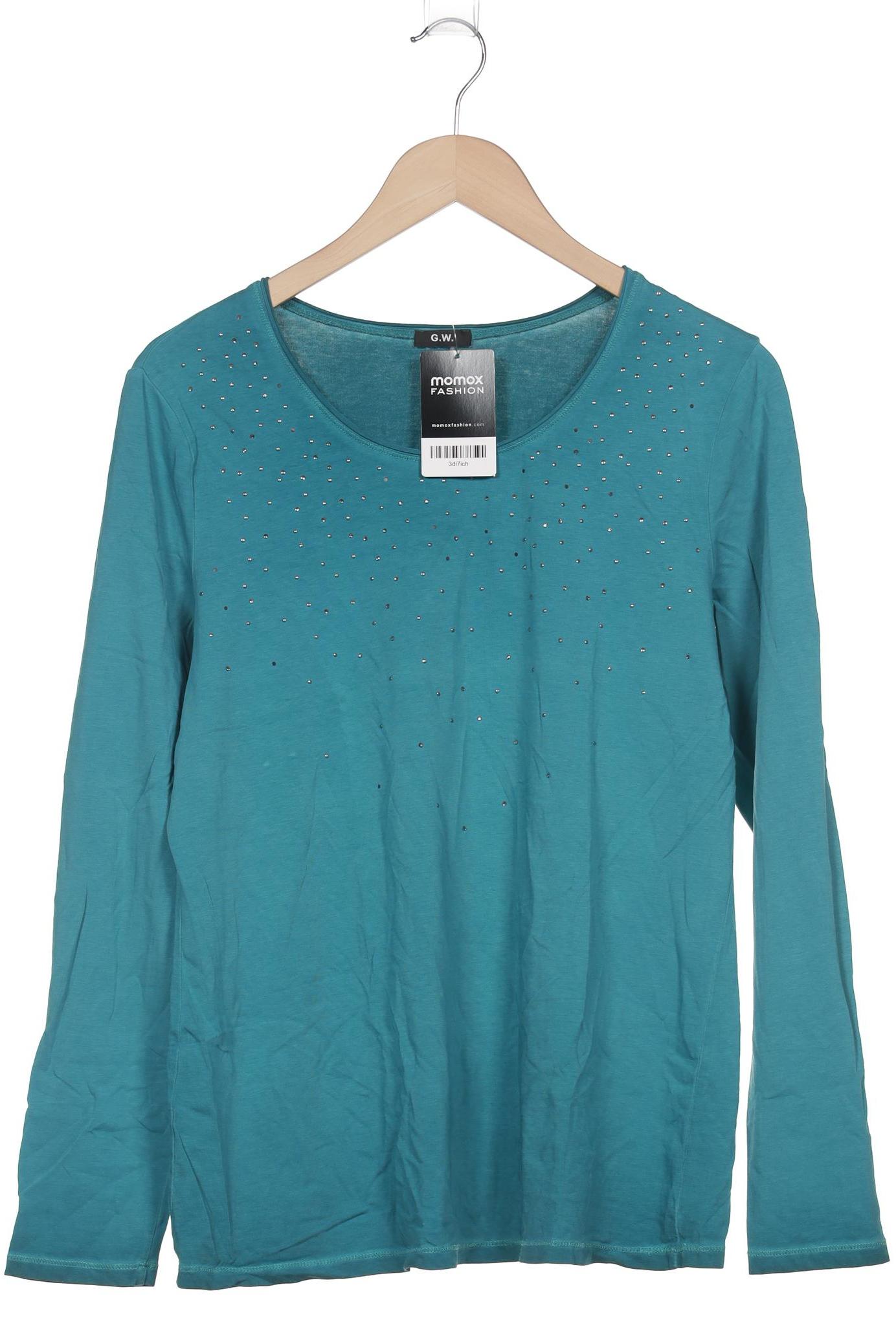 

Gerry Weber Damen Langarmshirt, türkis, Gr. 44