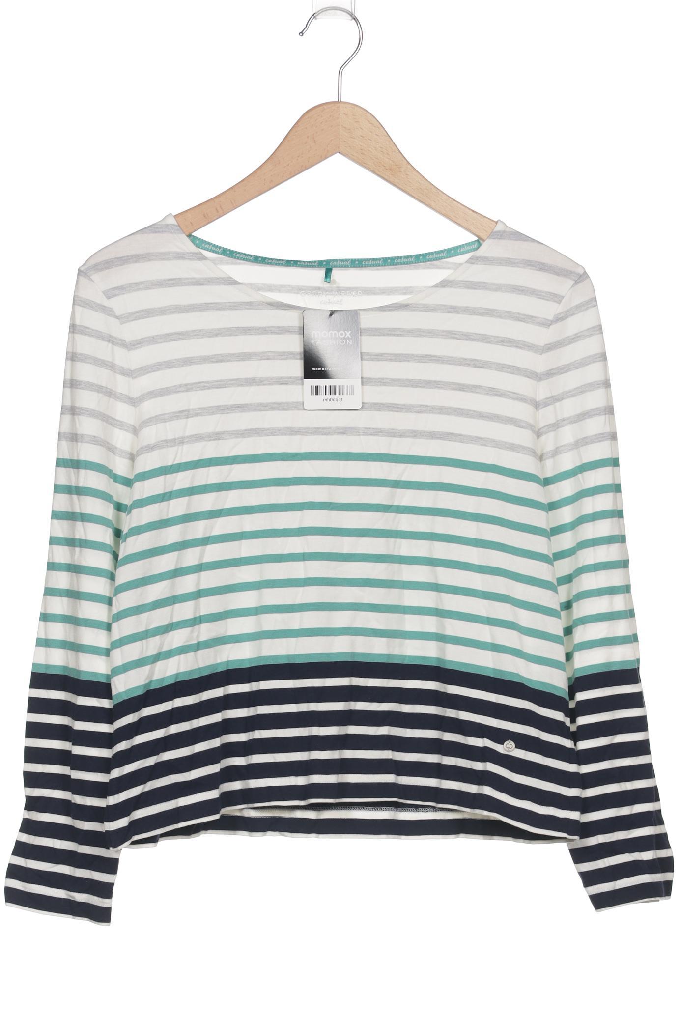 

Gerry Weber Damen Langarmshirt, weiß, Gr. 42