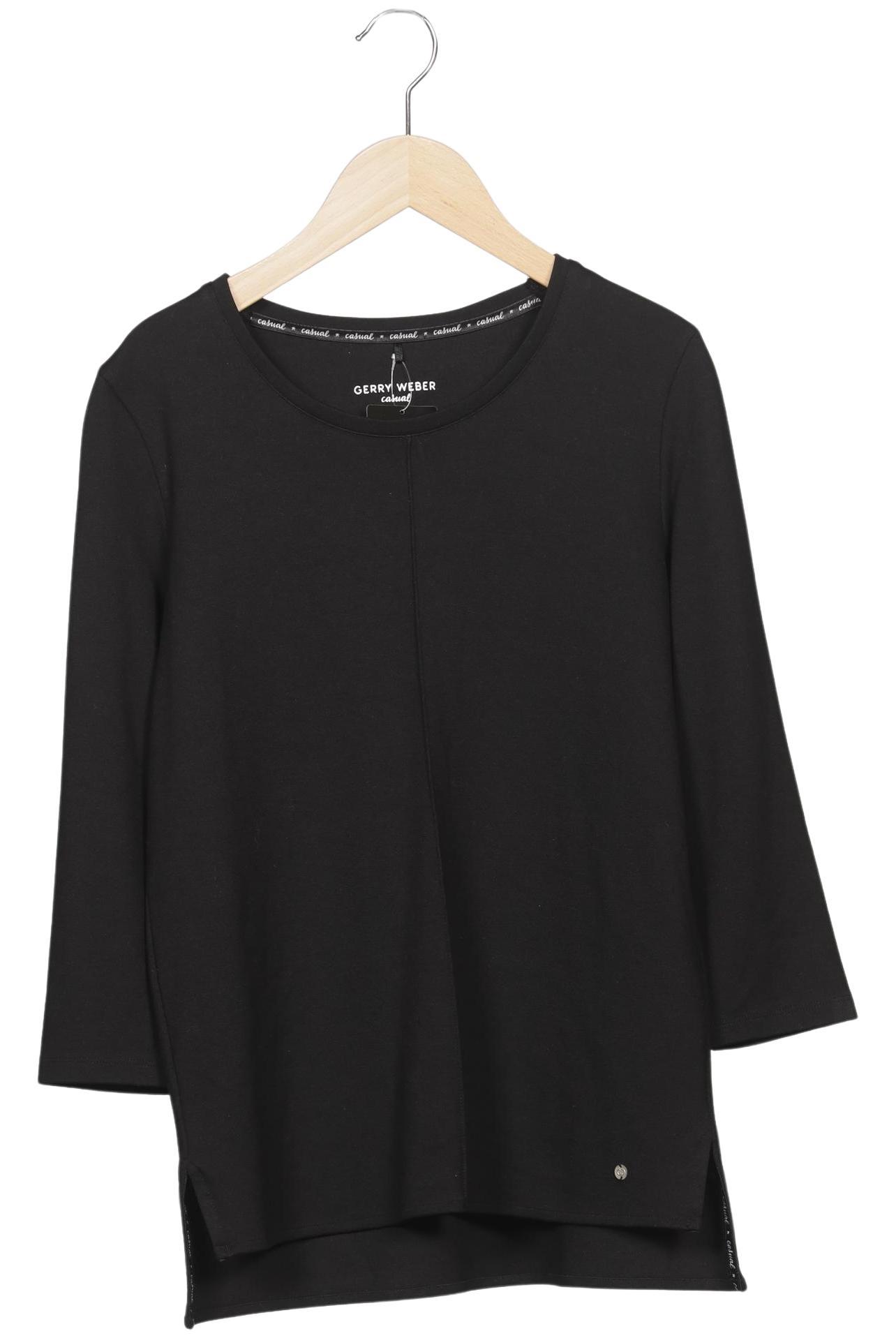 

Gerry Weber Damen Langarmshirt, schwarz, Gr. 34