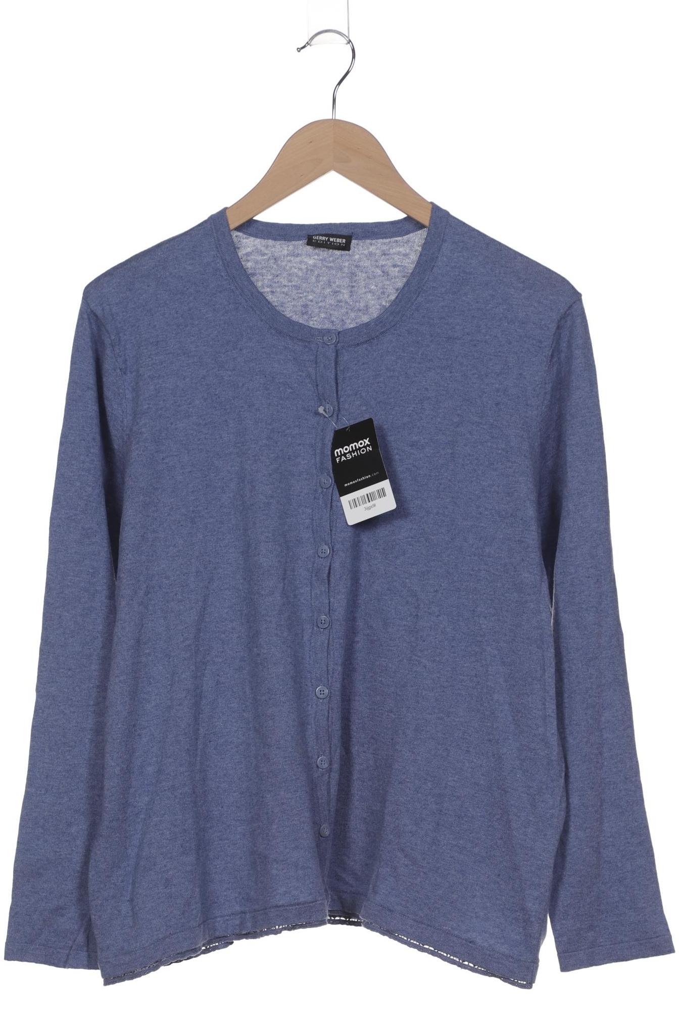 

Gerry Weber Damen Strickjacke, blau, Gr. 48