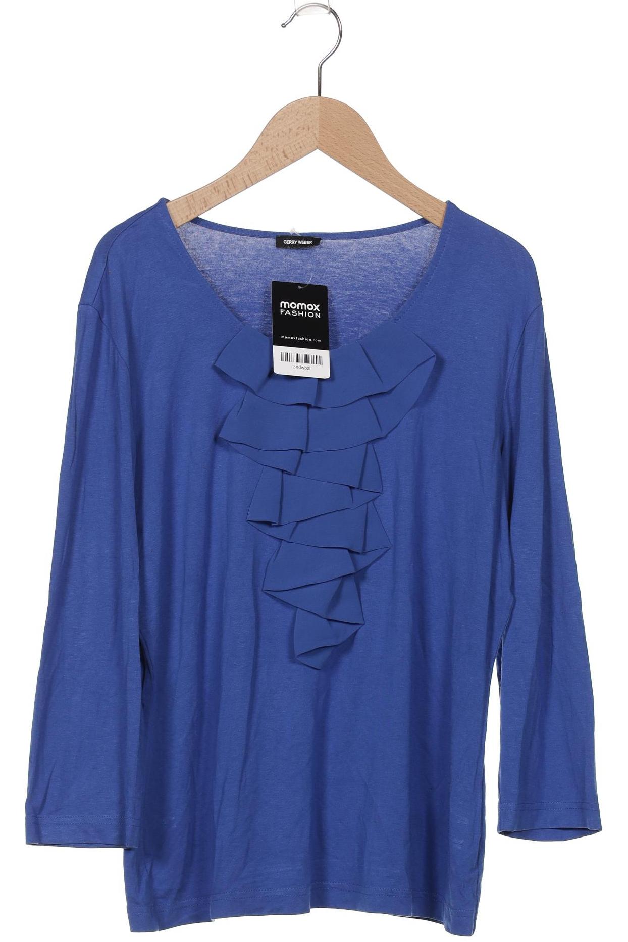 

Gerry Weber Damen Langarmshirt, blau, Gr. 38