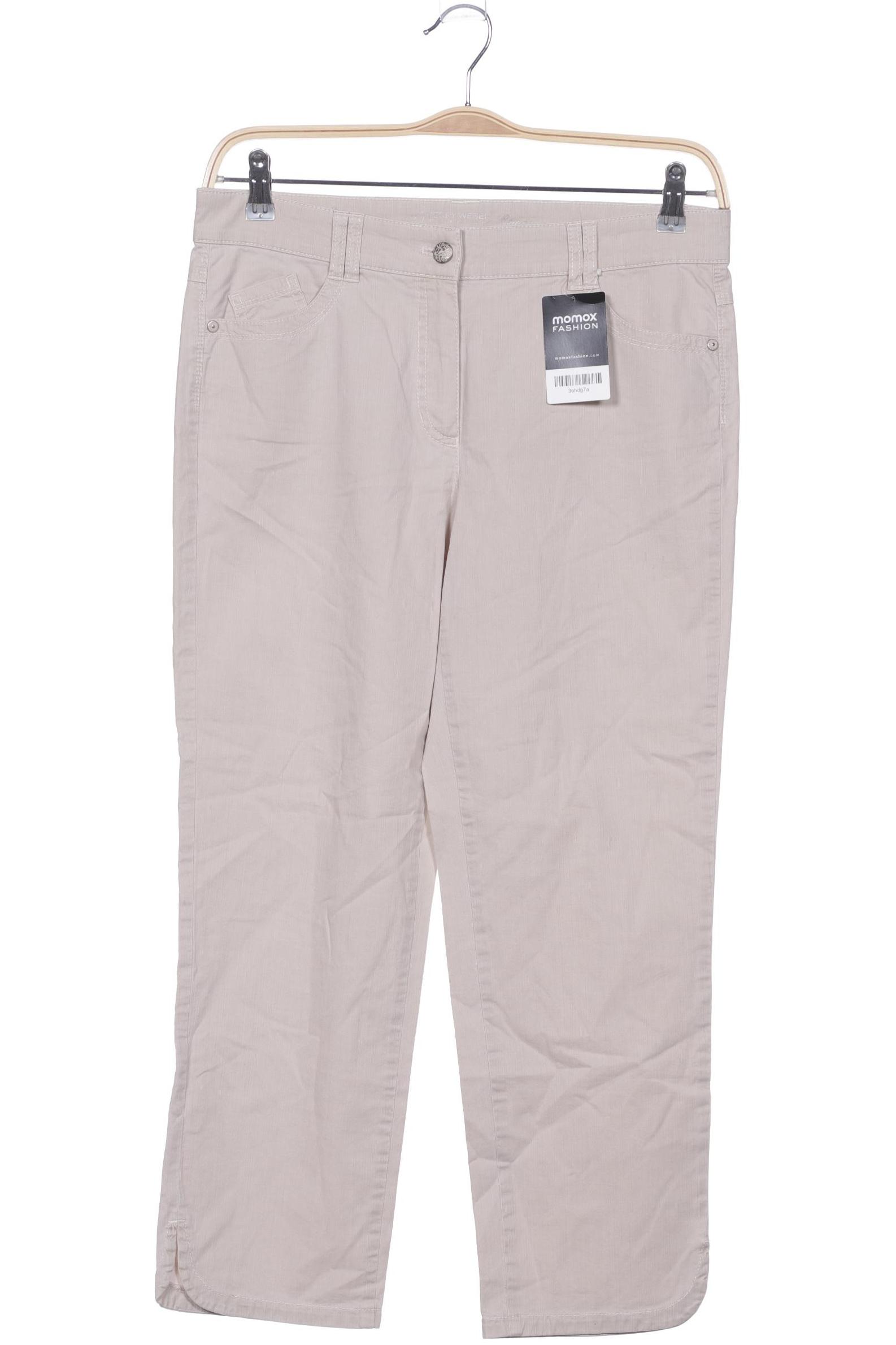 

Gerry Weber Damen Stoffhose, beige, Gr. 42