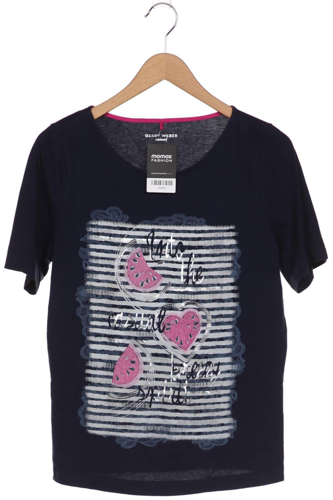 

Gerry Weber Damen T-Shirt, marineblau, Gr. 42