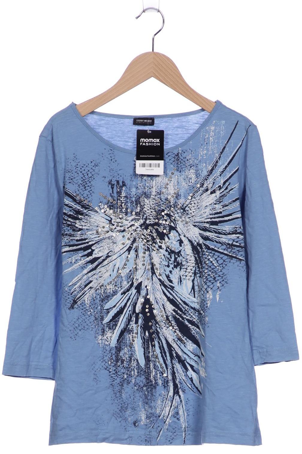

Gerry Weber Damen Langarmshirt, blau, Gr. 40