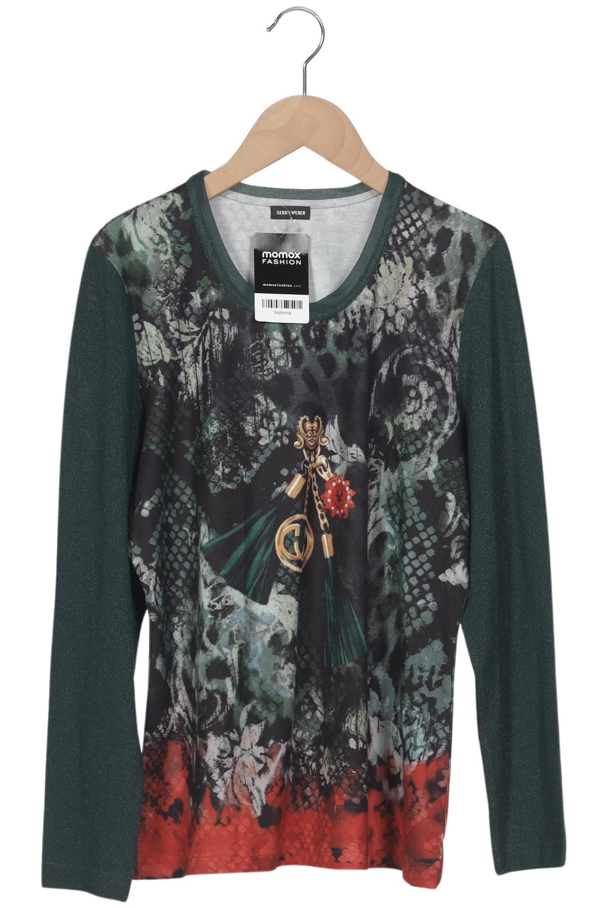 

Gerry Weber Damen Langarmshirt, grün, Gr. 38