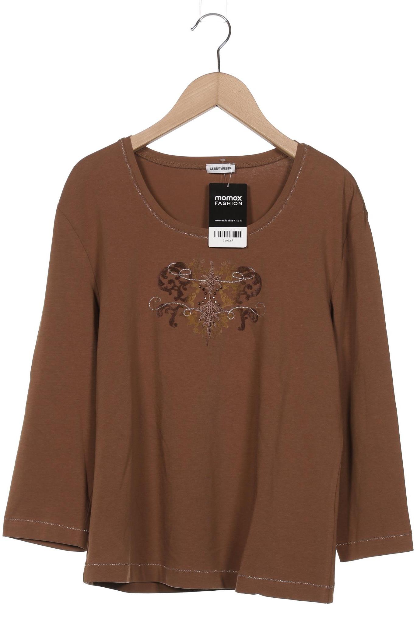 

Gerry Weber Damen Langarmshirt, braun, Gr. 40