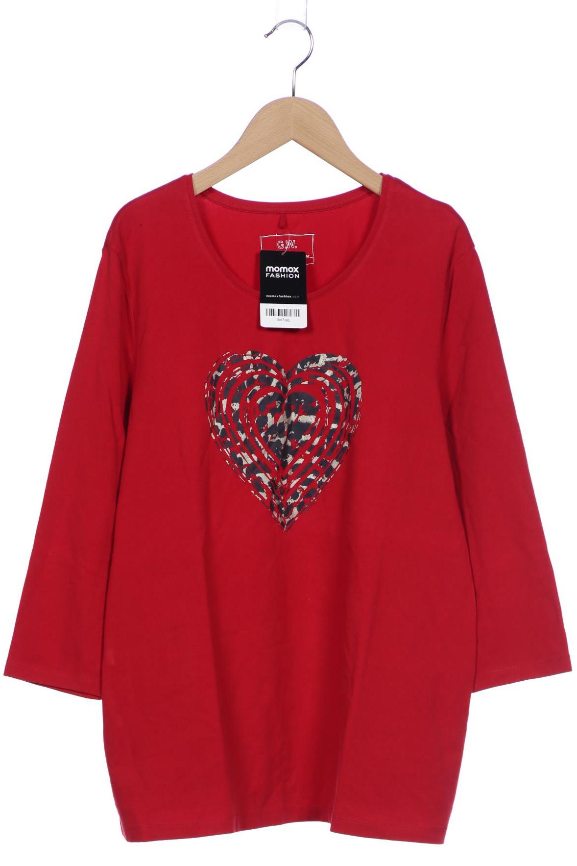 

Gerry Weber Damen Langarmshirt, rot, Gr. 46