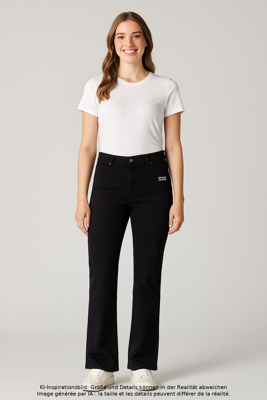 

Gerry Weber Damen Jeans, schwarz, Gr. 42