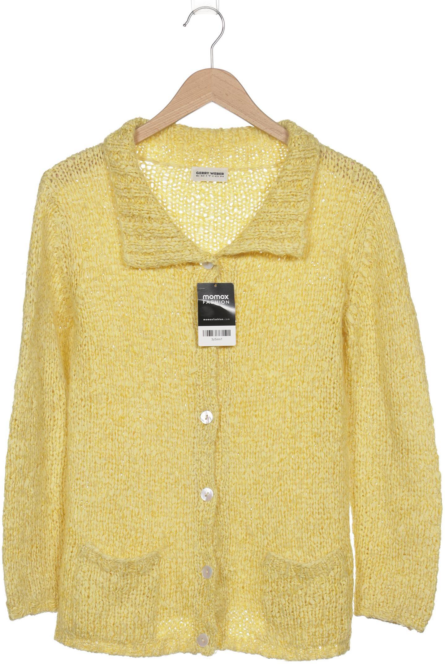 

Gerry Weber Damen Strickjacke, gelb, Gr. 38