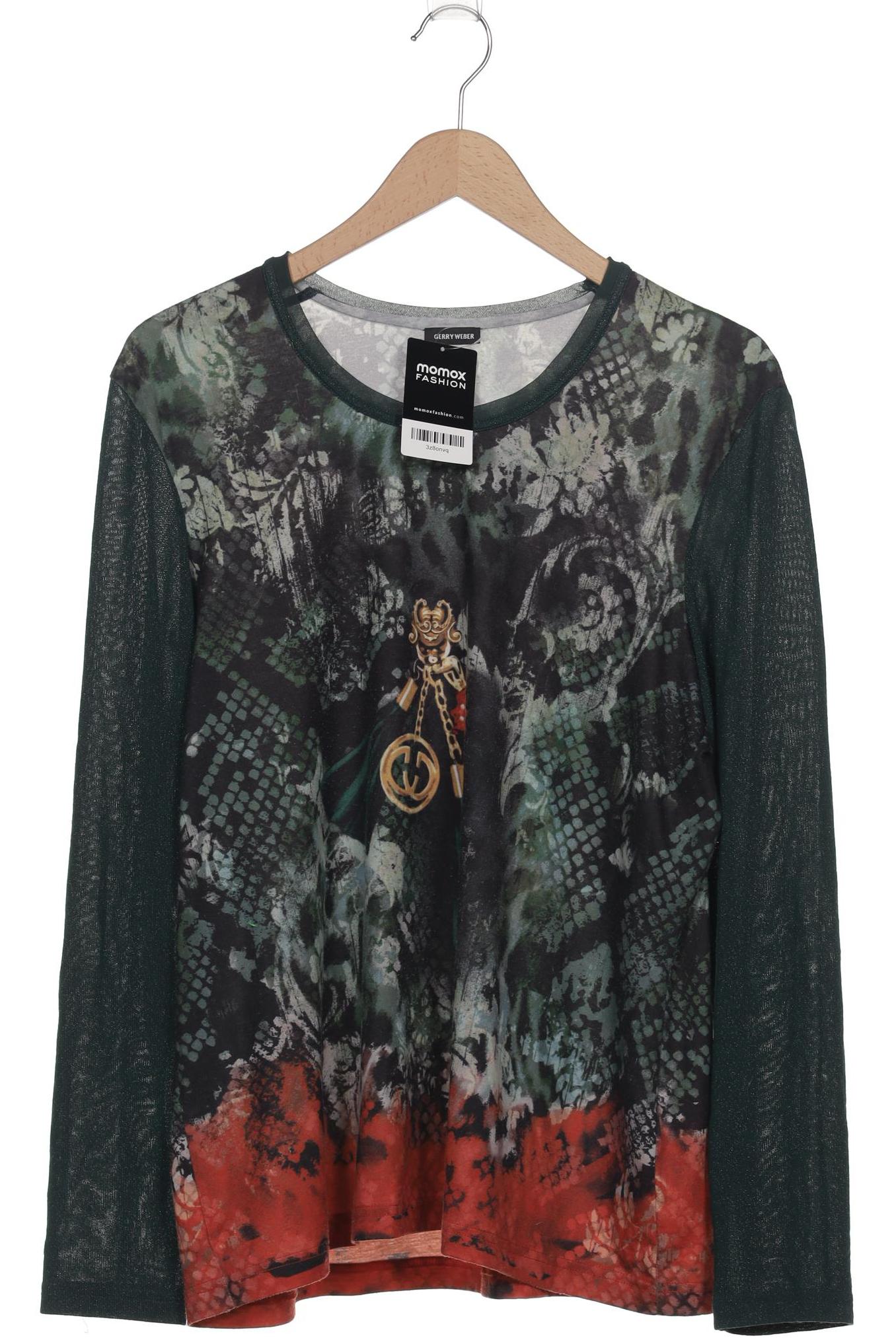 

Gerry Weber Damen Langarmshirt, grün, Gr. 46