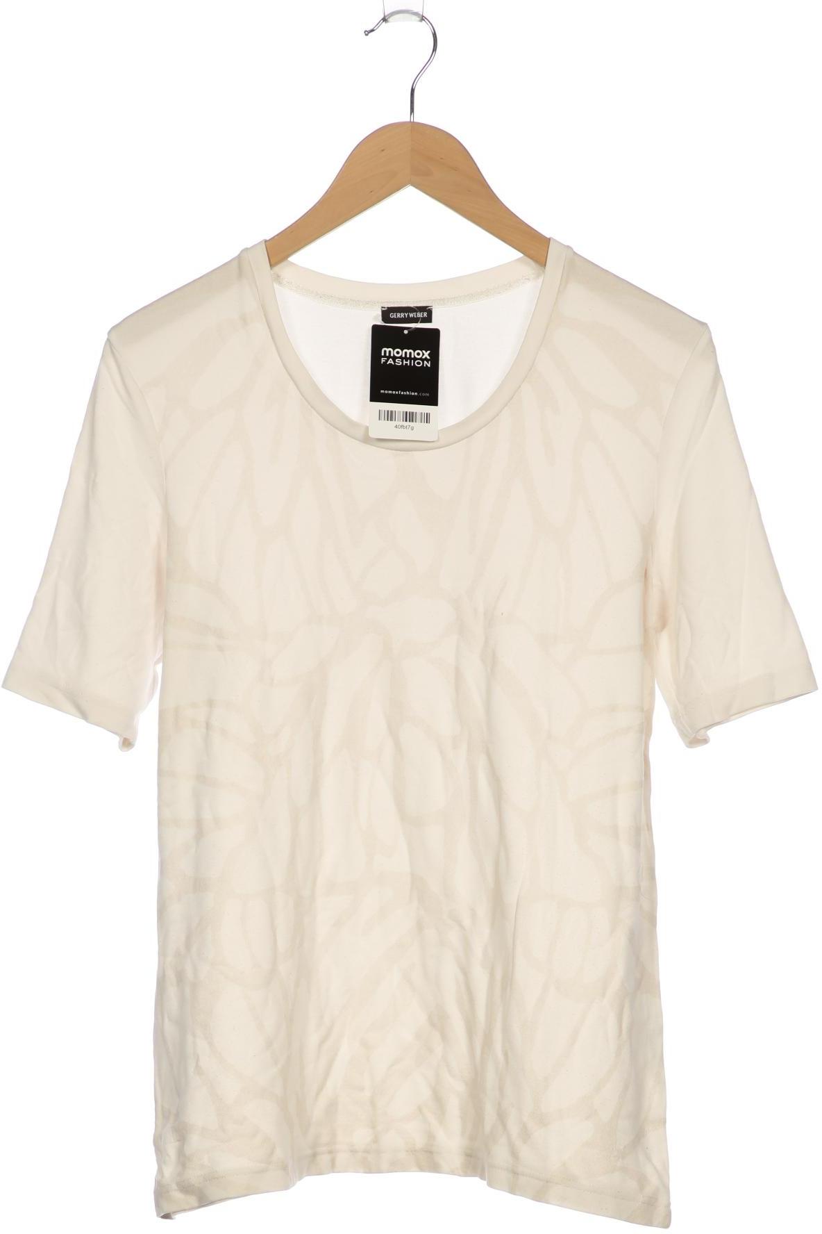 

Gerry Weber Damen T-Shirt, cremeweiß, Gr. 42