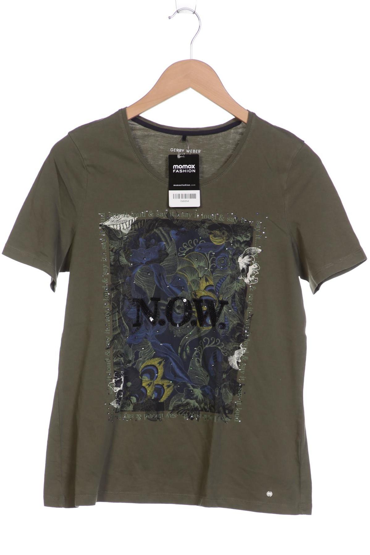 

Gerry Weber Damen T-Shirt, grün, Gr. 42