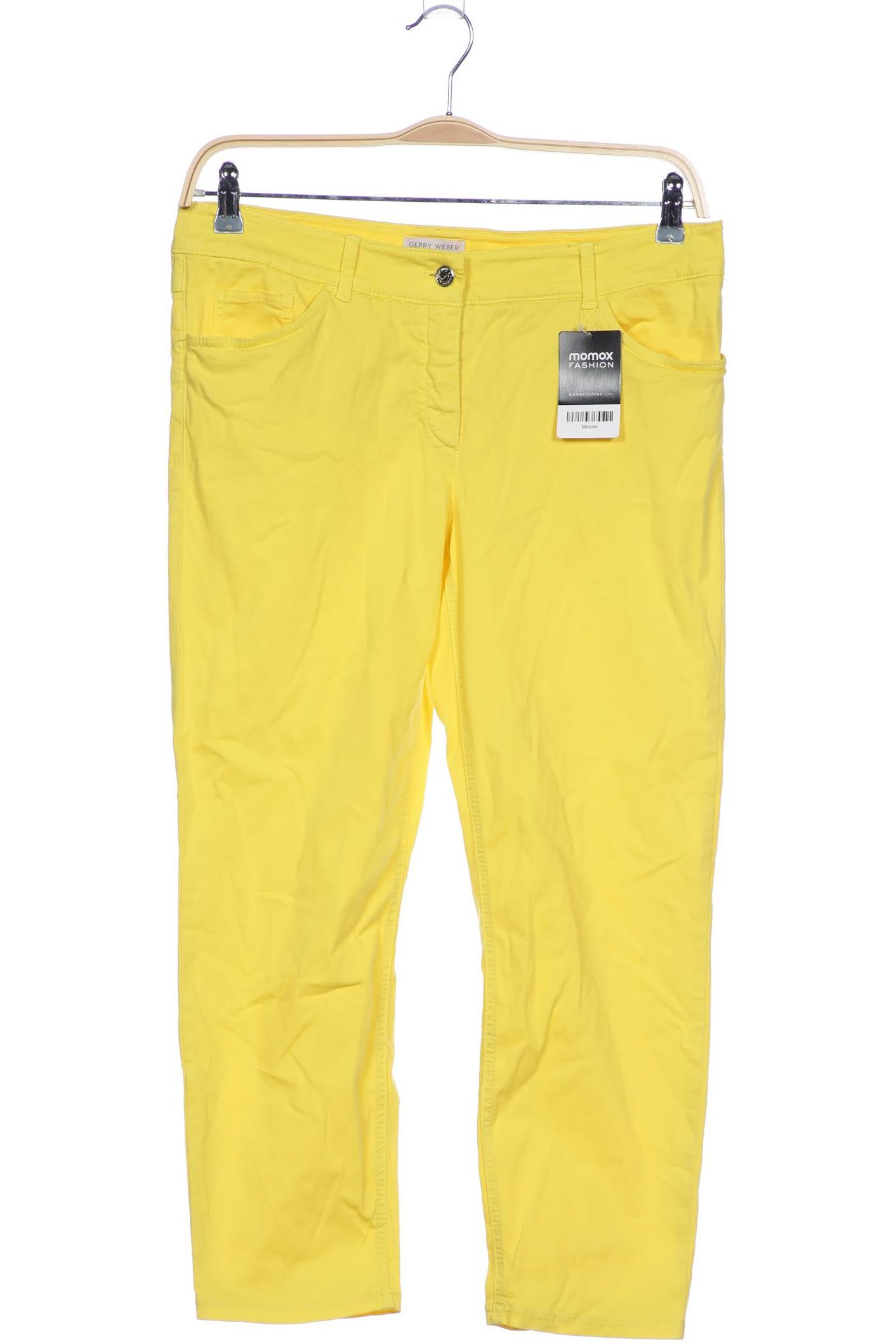 

Gerry Weber Damen Stoffhose, gelb, Gr. 33