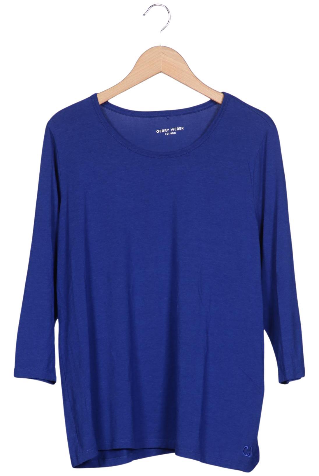 

Gerry Weber Damen Langarmshirt, blau, Gr. 48
