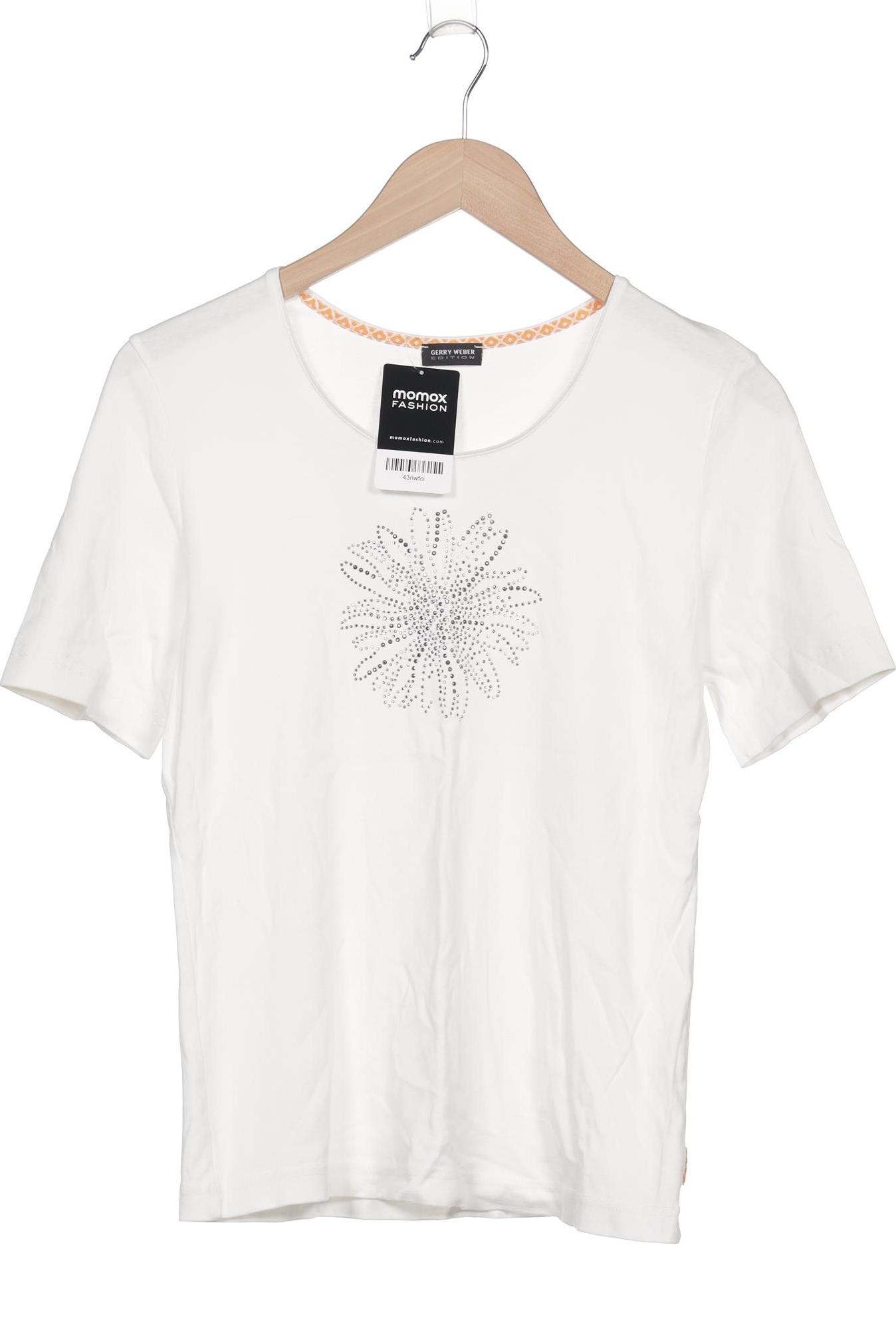

Gerry Weber Damen T-Shirt, weiß, Gr. 42